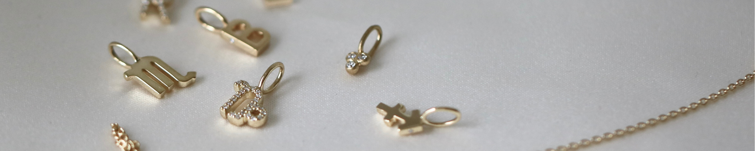 Vedhæng med ædelsten