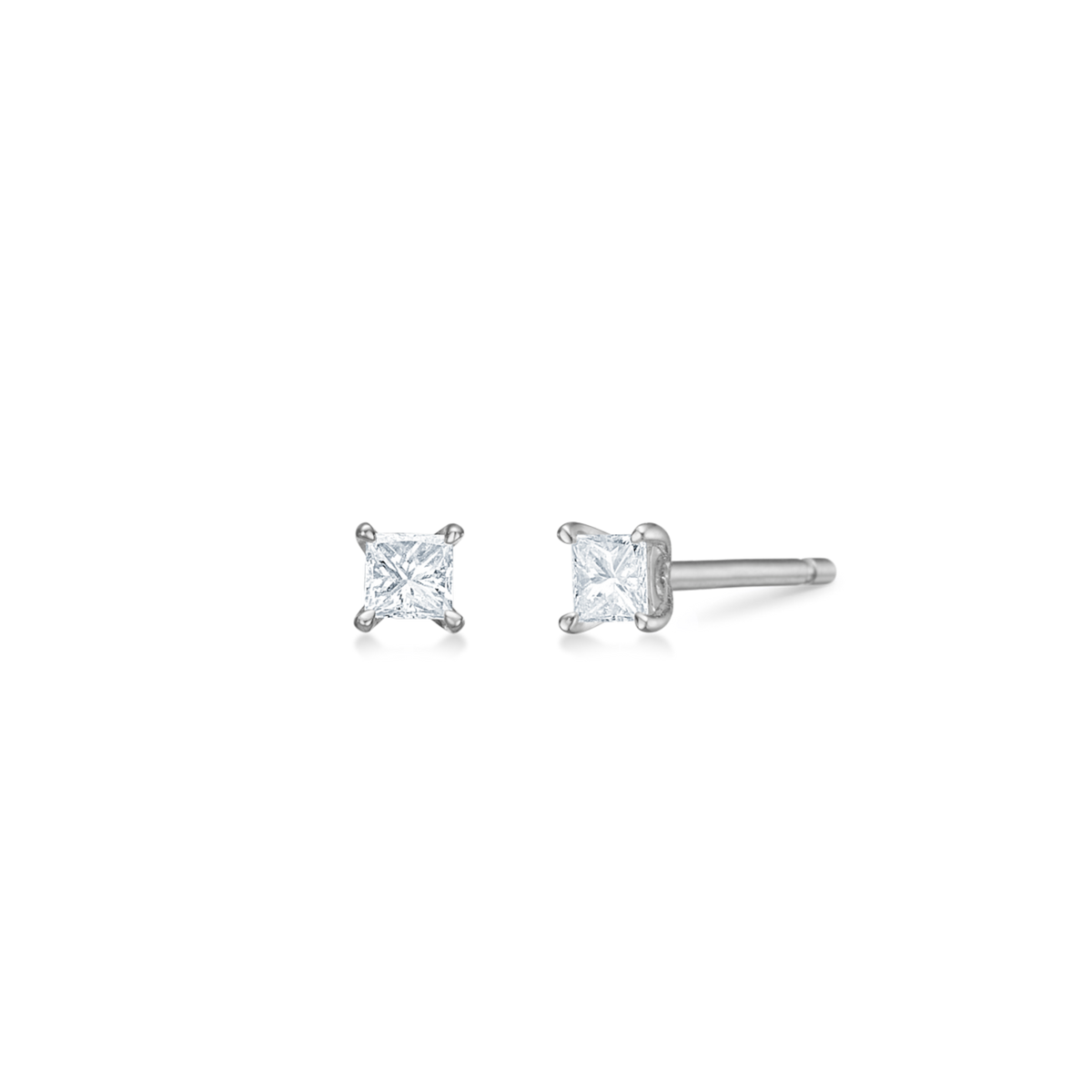 Meant to Be Her Forever Earring I - 18kt White Gold