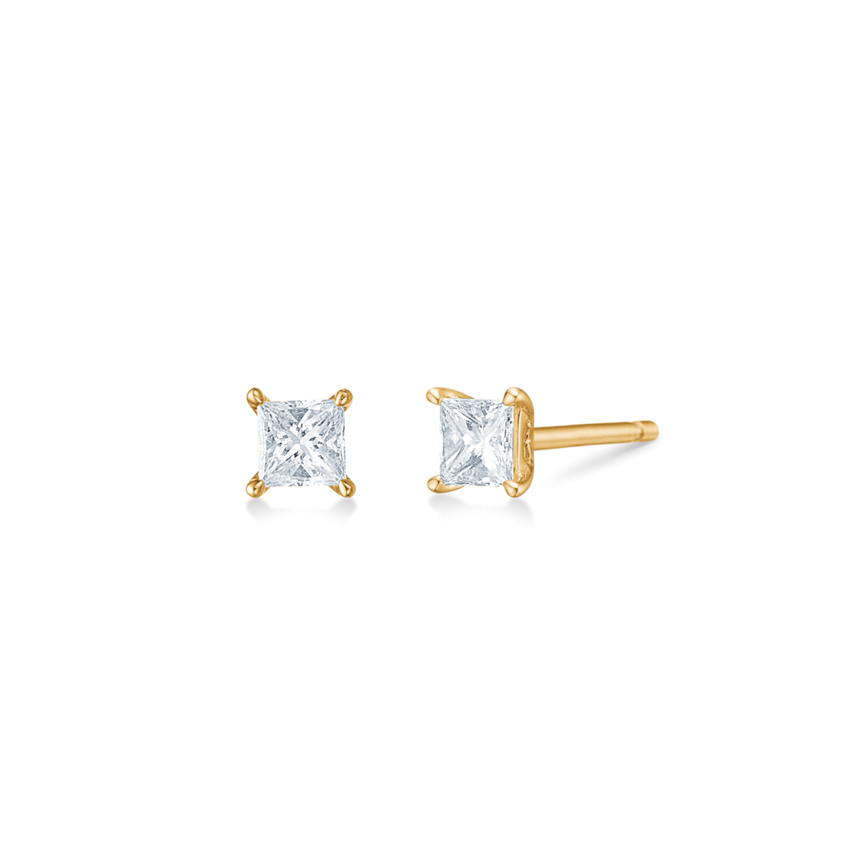 Meant to Be Her Forever Earring II - 18kt Yellow Gold