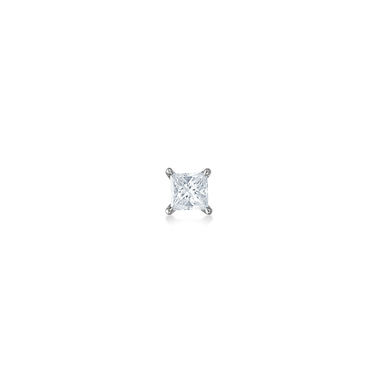 Meant to Be Her Forever Earring II - 18kt White Gold