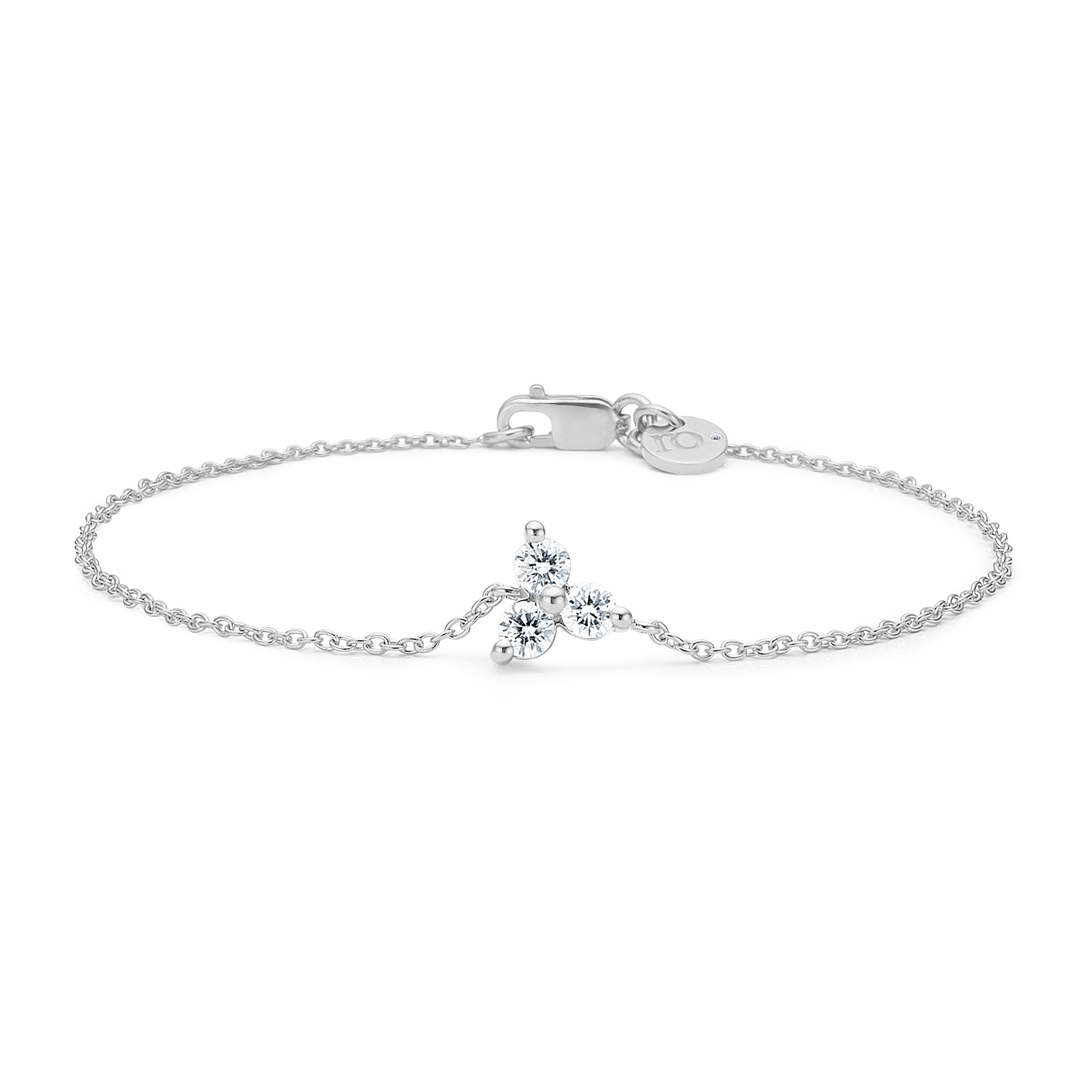 Fryd Diamond Bracelet - 18kt White Gold