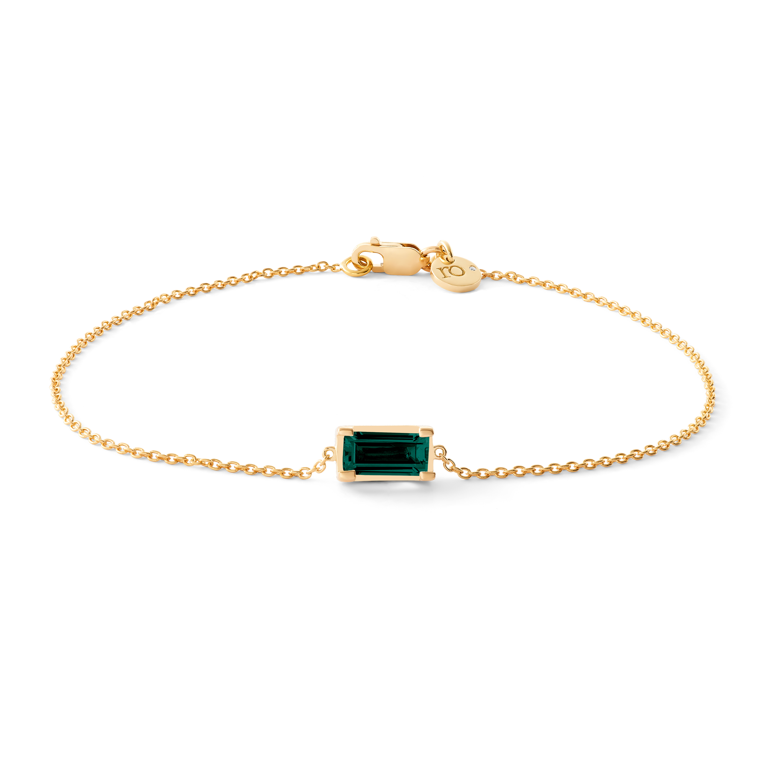 Nord Green Bracelet - 18kt Yellow Gold