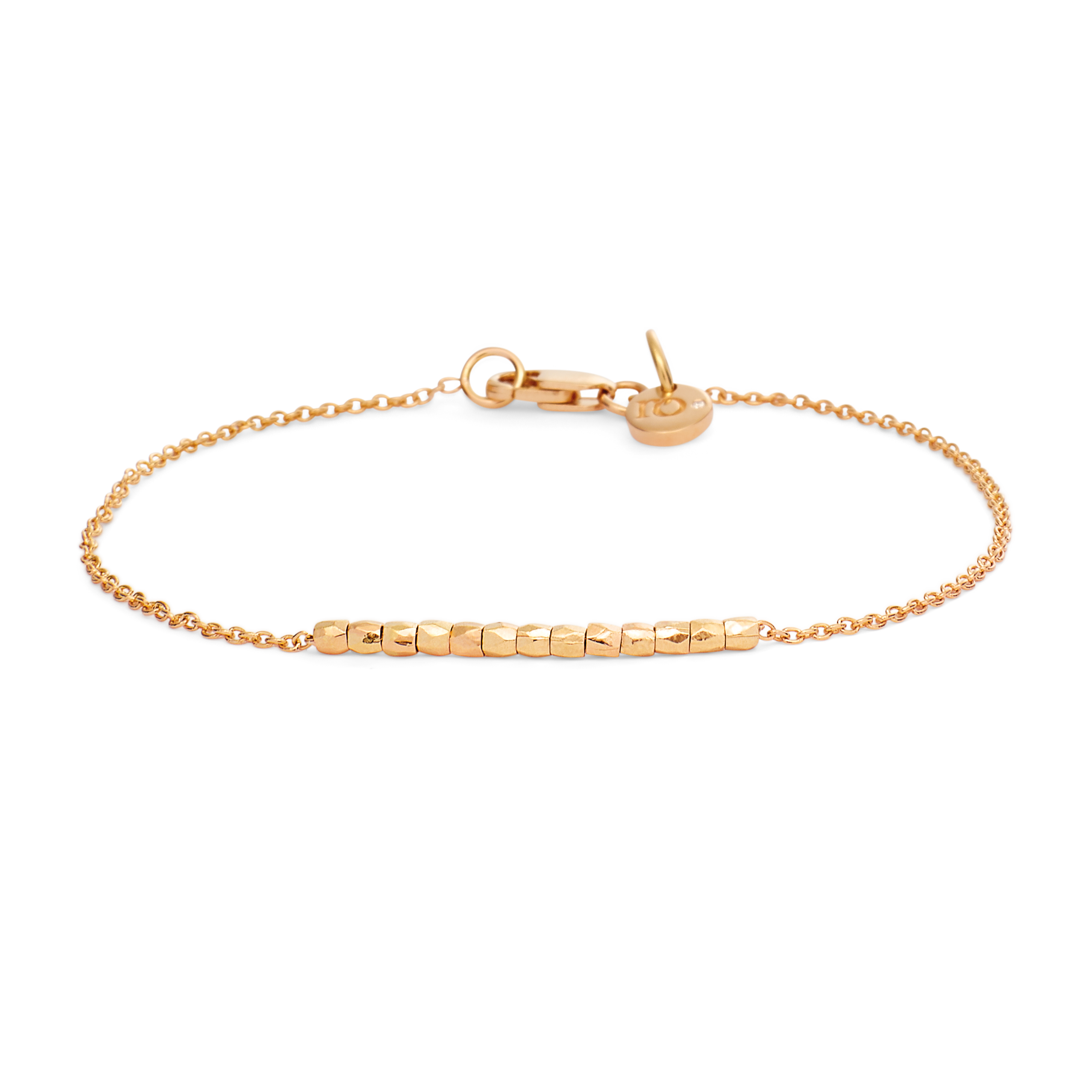 Rock Beads Me Bracelet - 18kt Yellow Gold