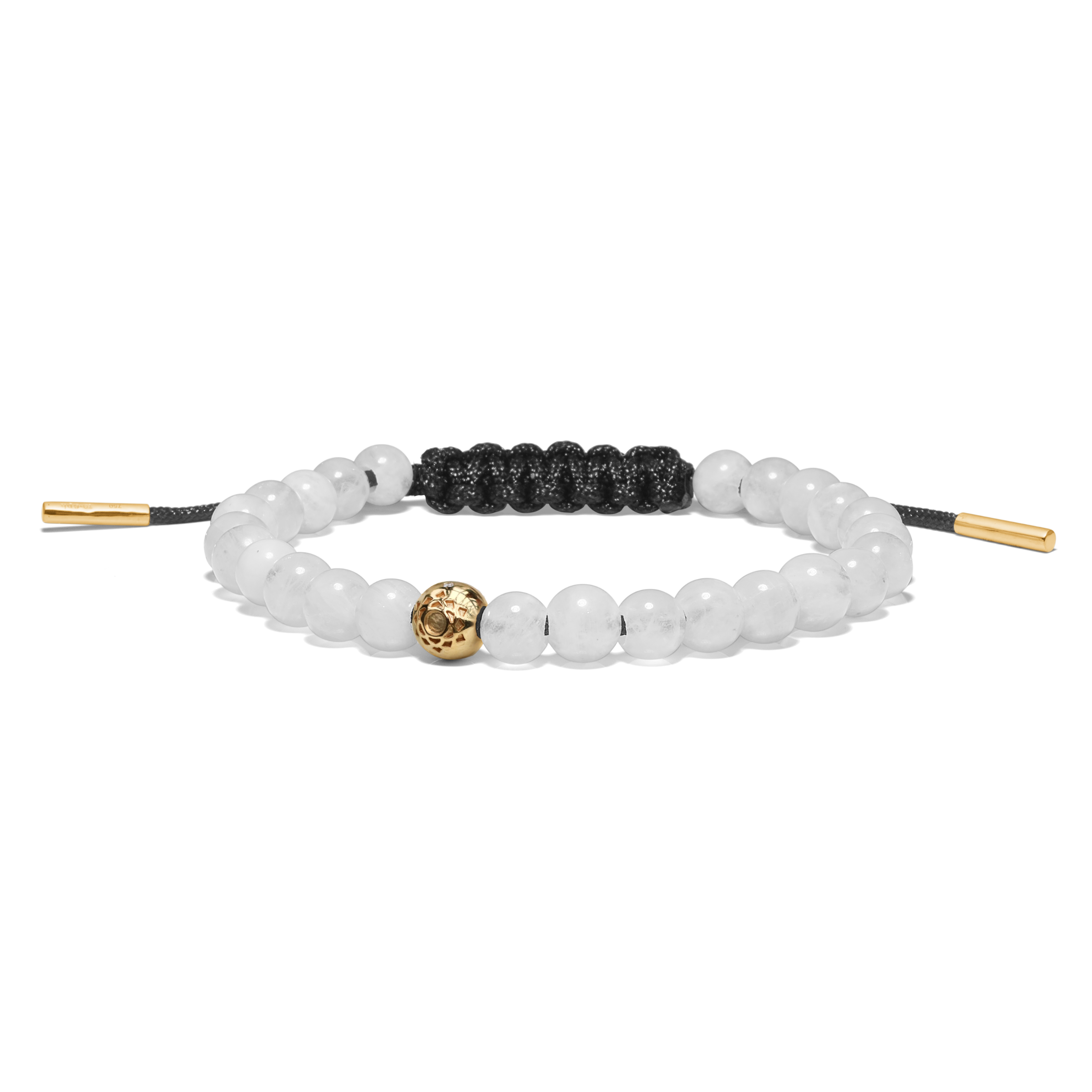 Inner Peace Crown Chakra Bracelet – 18kt Yellow Gold