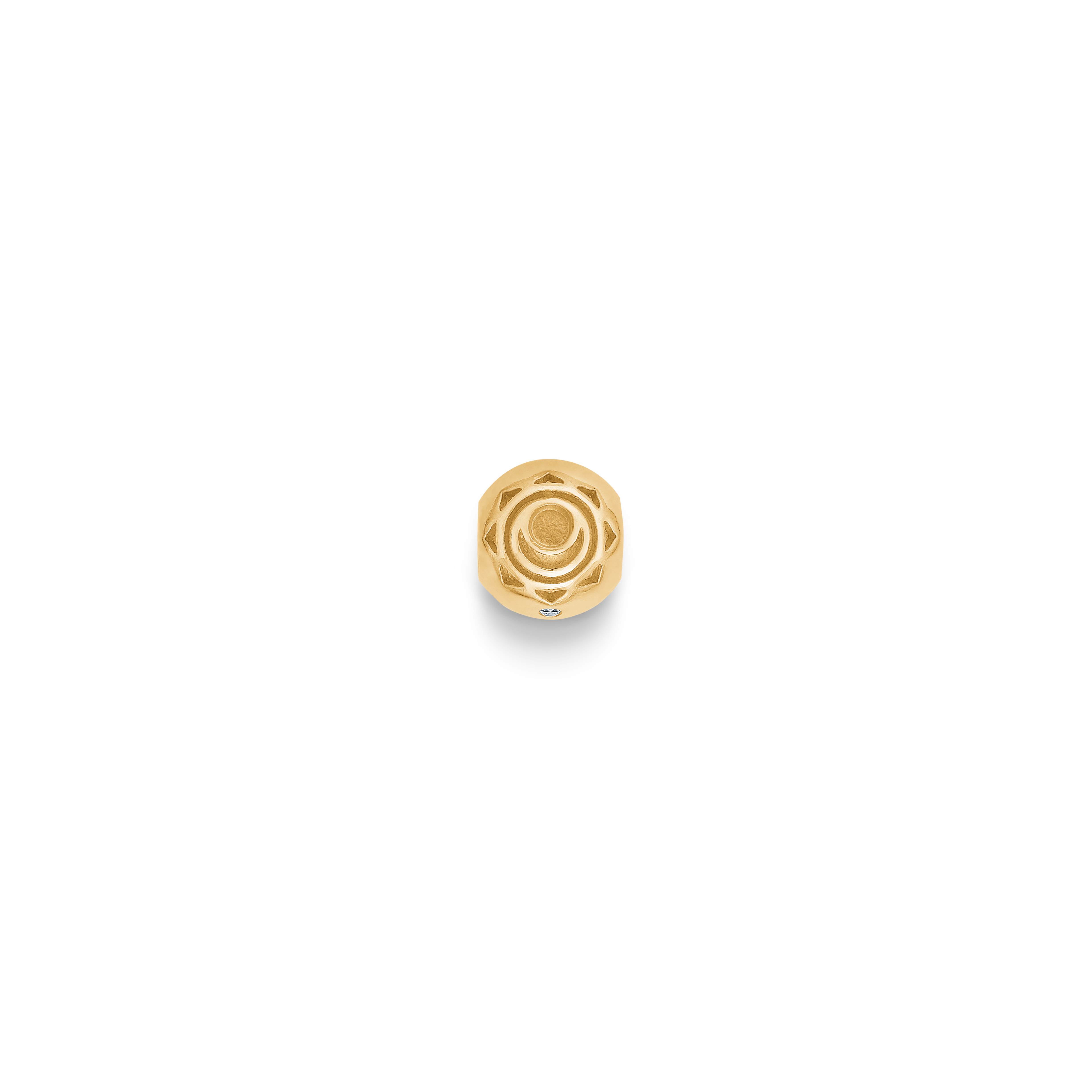 Inne Peace Sacral Chakra Bead - 18kt Yellow Gold