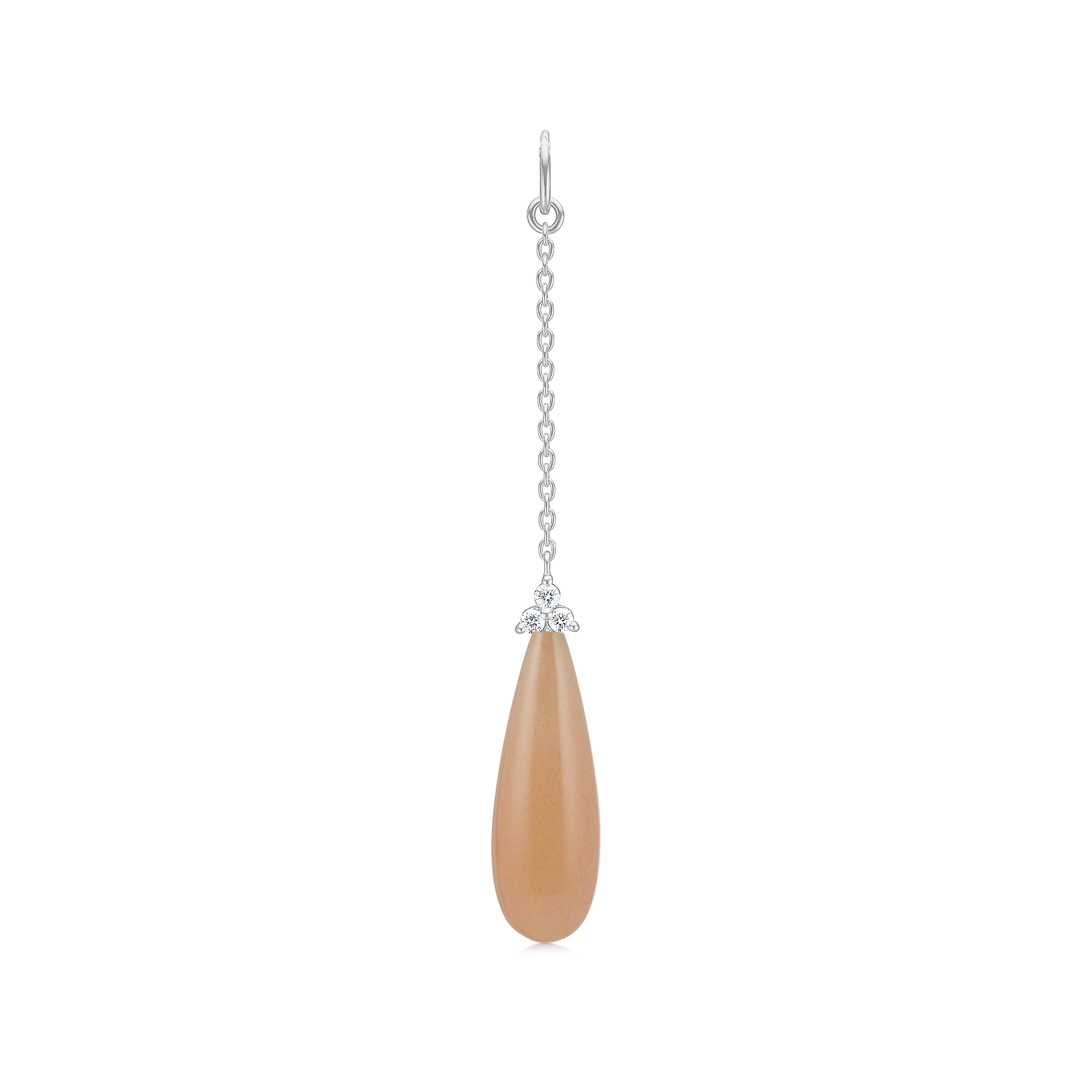 Fryd Blush Ear-Pendant - 18kt White Gold