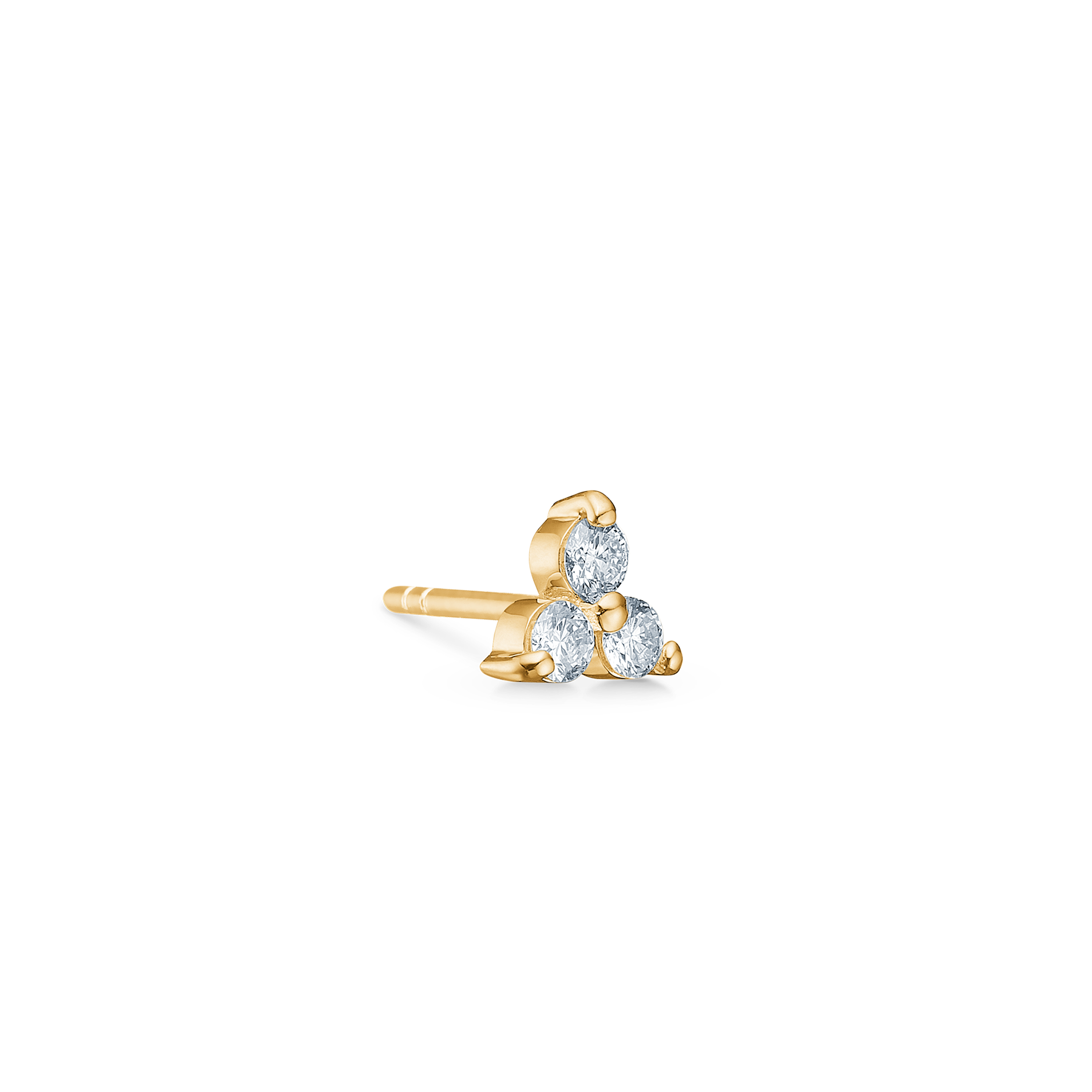 Fryd Diamond Earring L - 18kt Yellow Gold