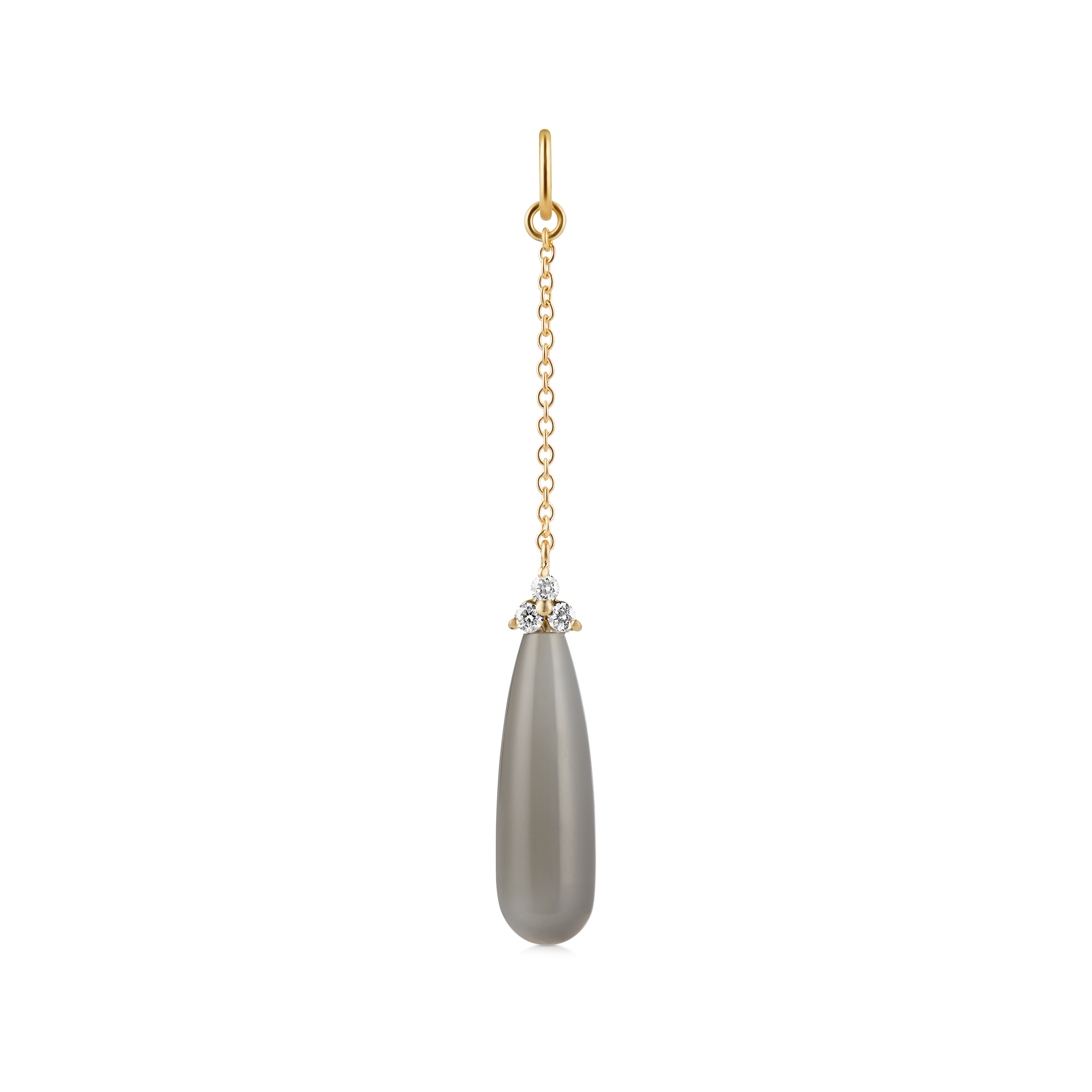 Fryd Grey Ear-Pendant - 18kt Yellow Gold