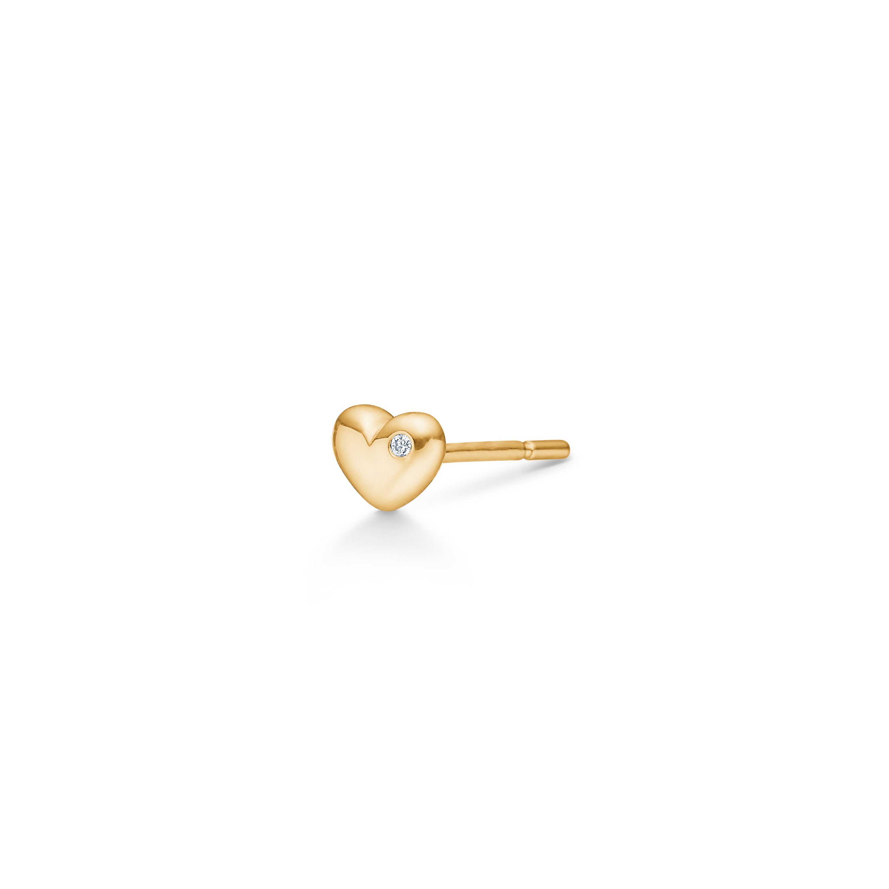 Symbols My Heart Earring - 18kt Yellow gold