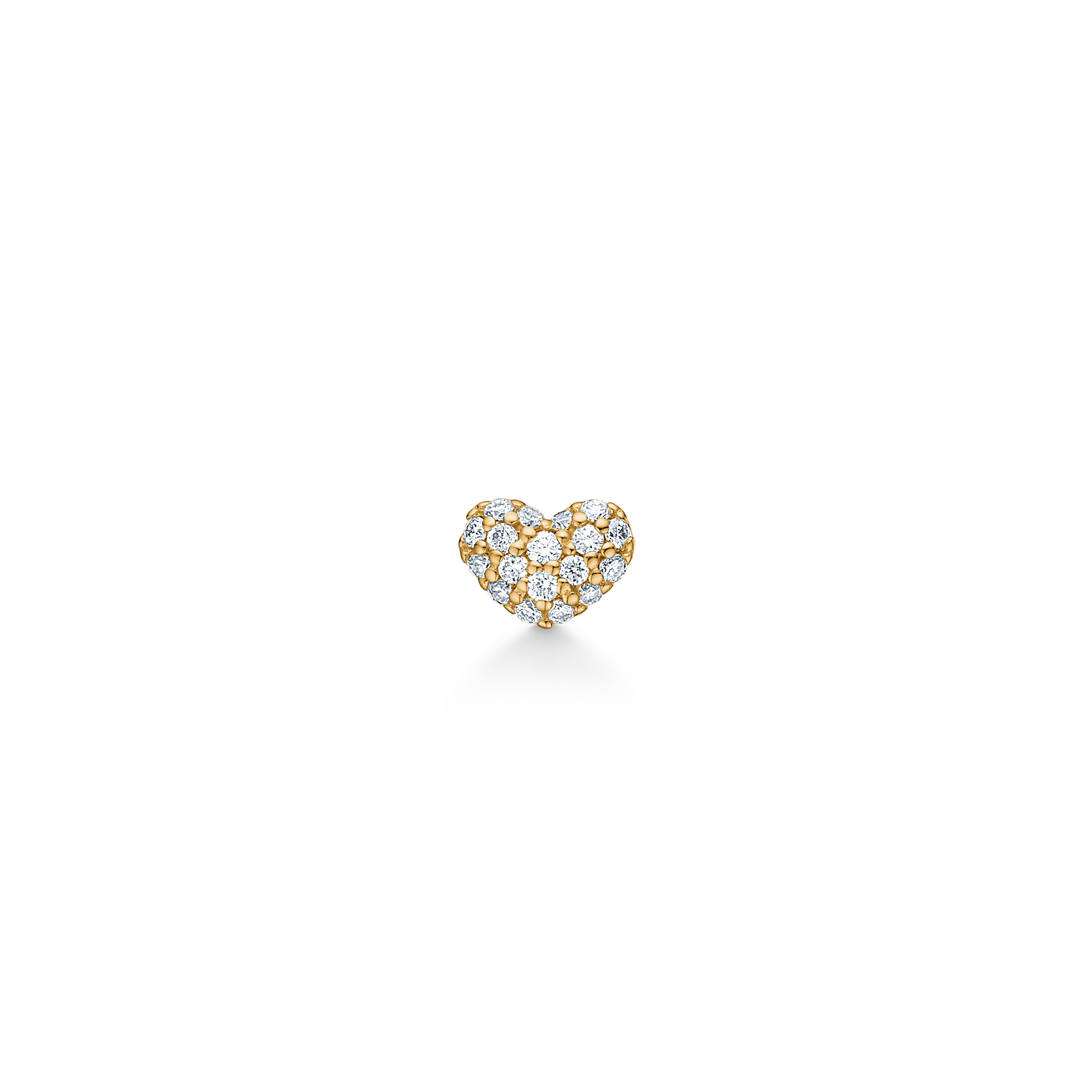 Symbols My Heart Diamond Earring - 18kt Yellow Gold