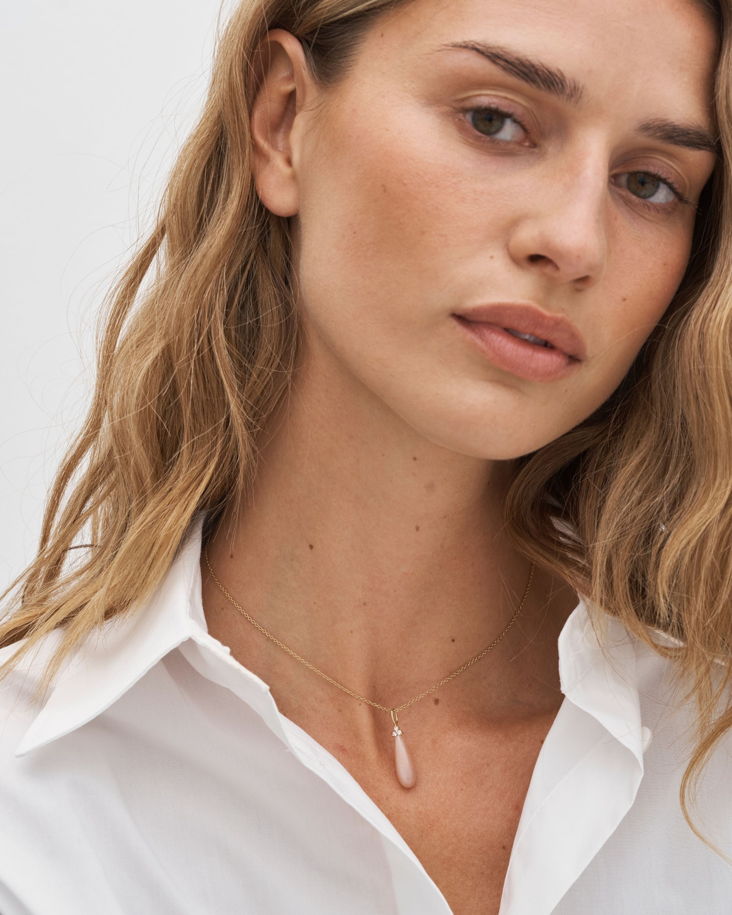 Fryd Blush Pendant - 18kt Yellow Gold