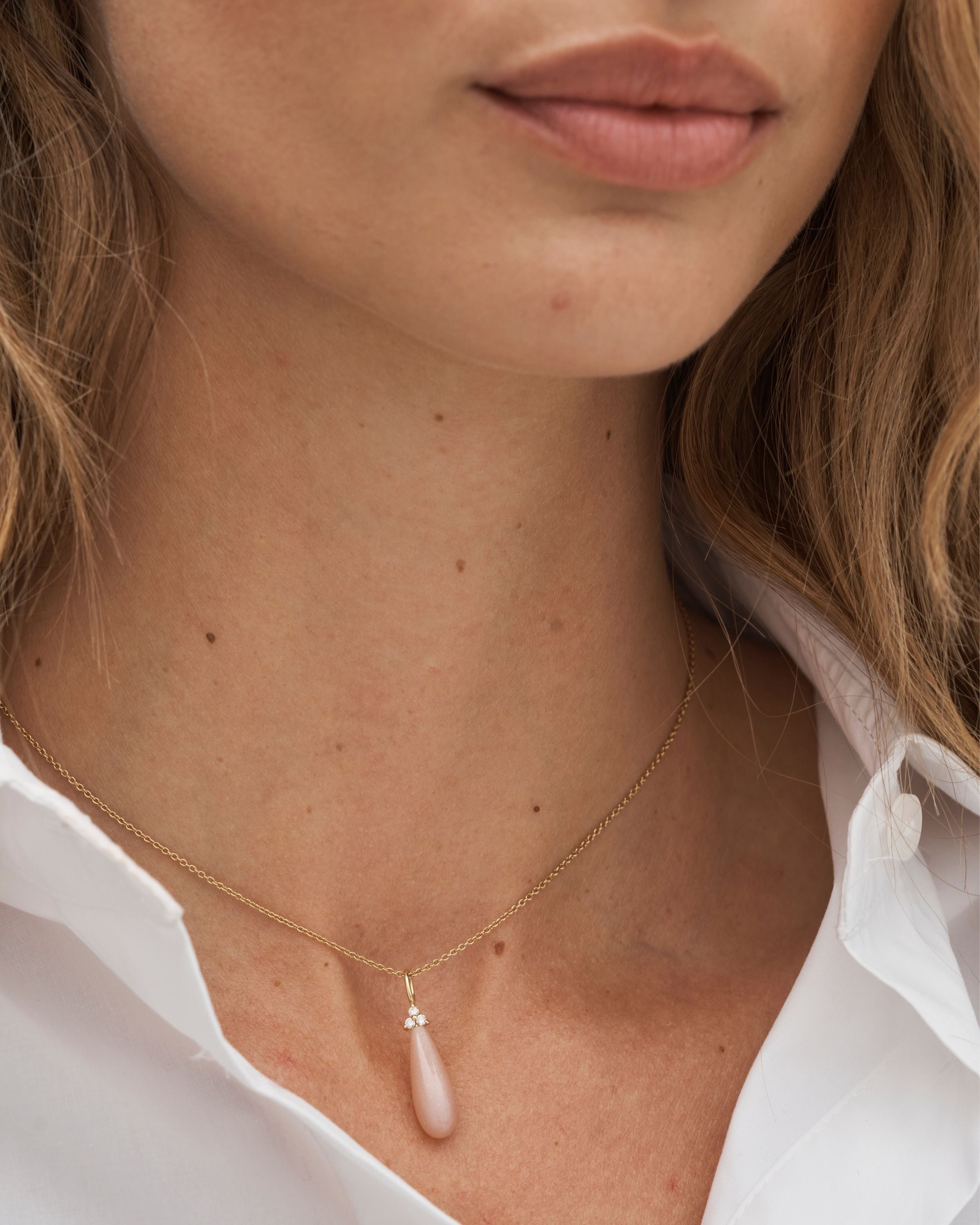 Fryd Blush Pendant - 18kt Yellow Gold