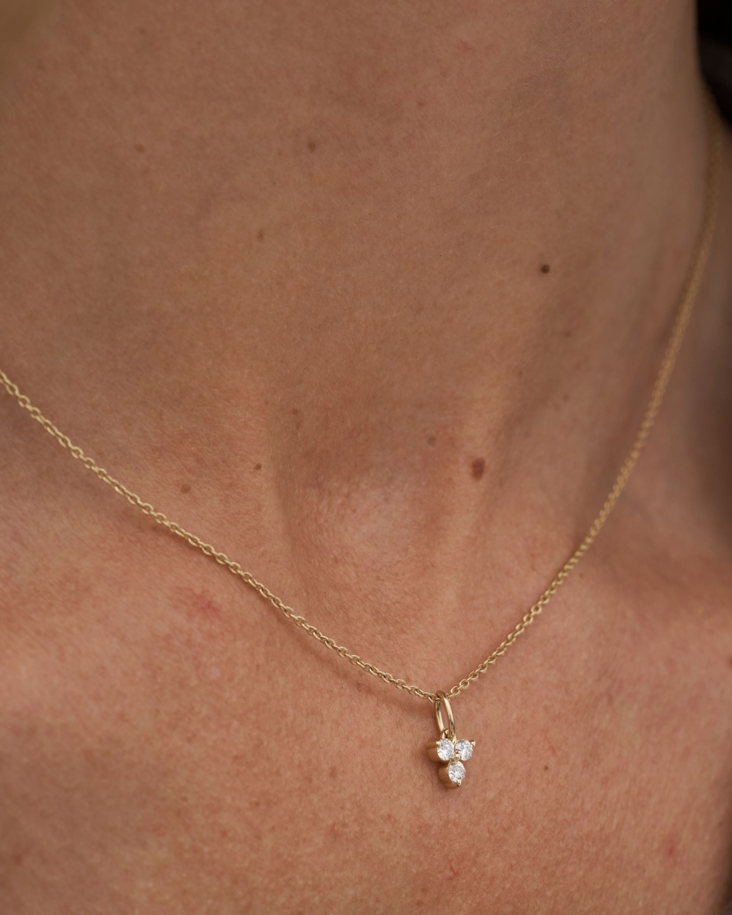 Fryd Diamond Pendant - 18kt Yellow Gold