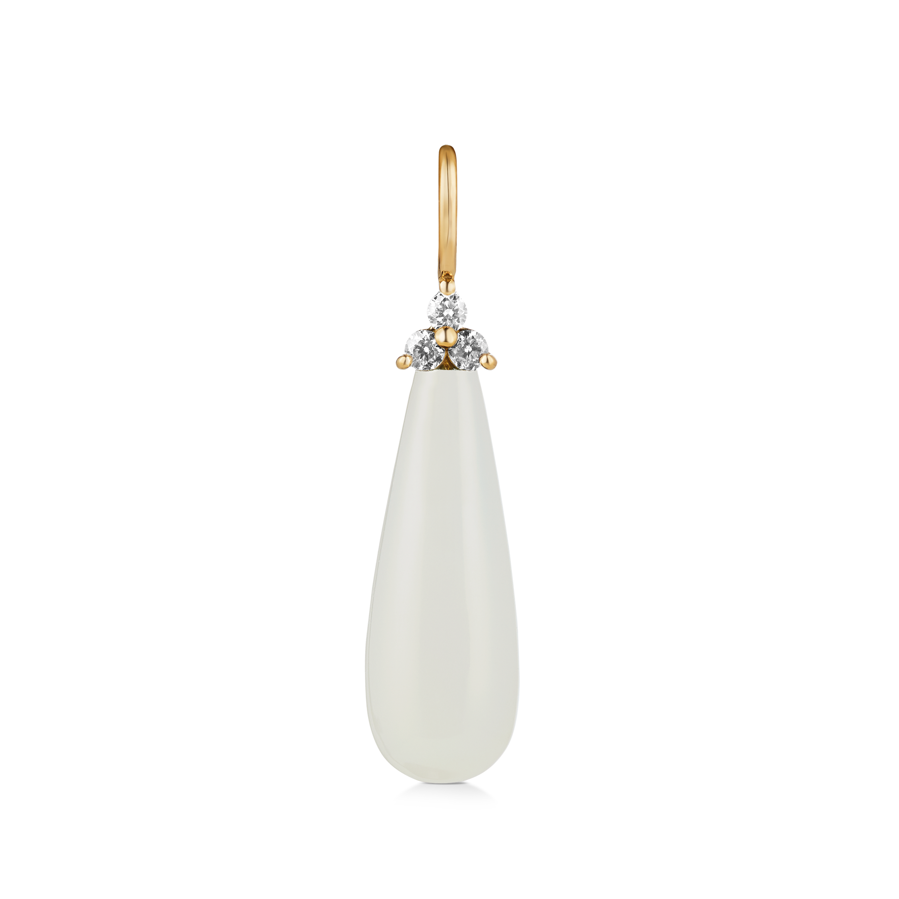 Fryd White Pendant - 18kt Yellow Gold