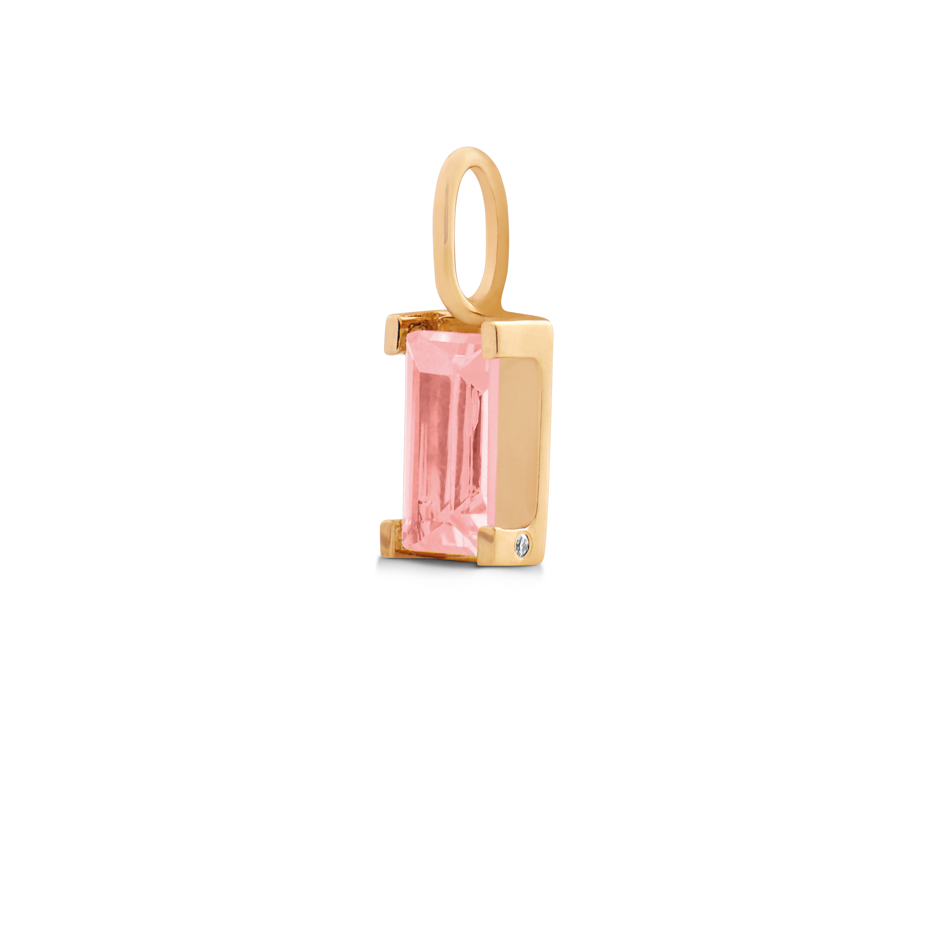 Nord Pink Pendant - 18kt Yellow Gold