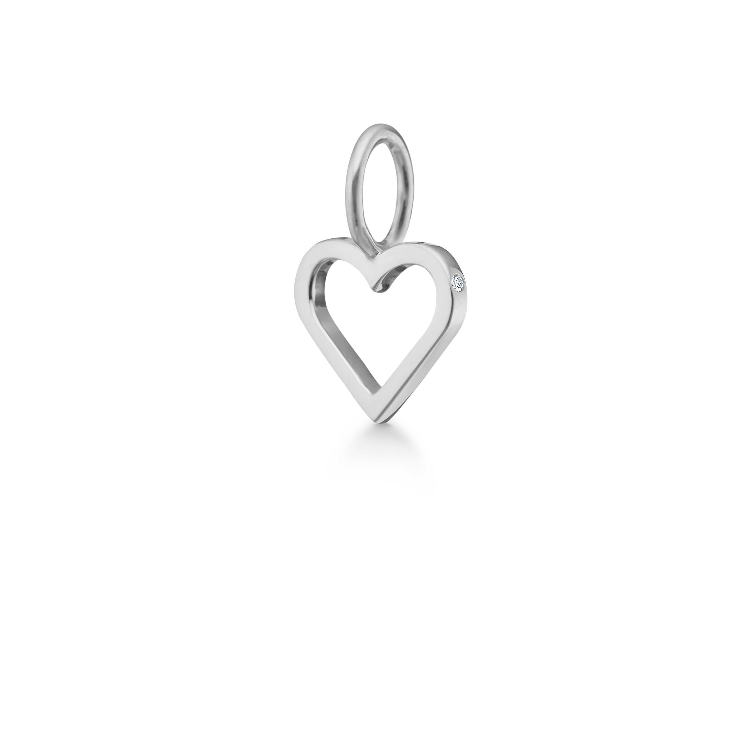 Symbols Open Heart pendant - 18kt White Gold
