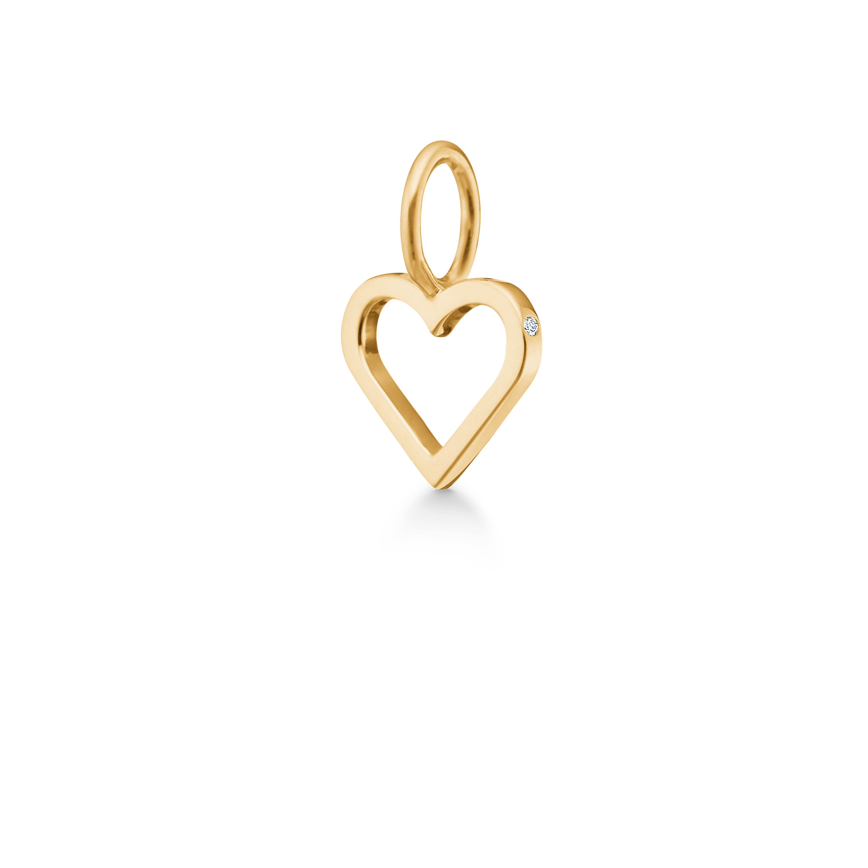 Symbols Open Heart pendant - 18kt Yellow Gold