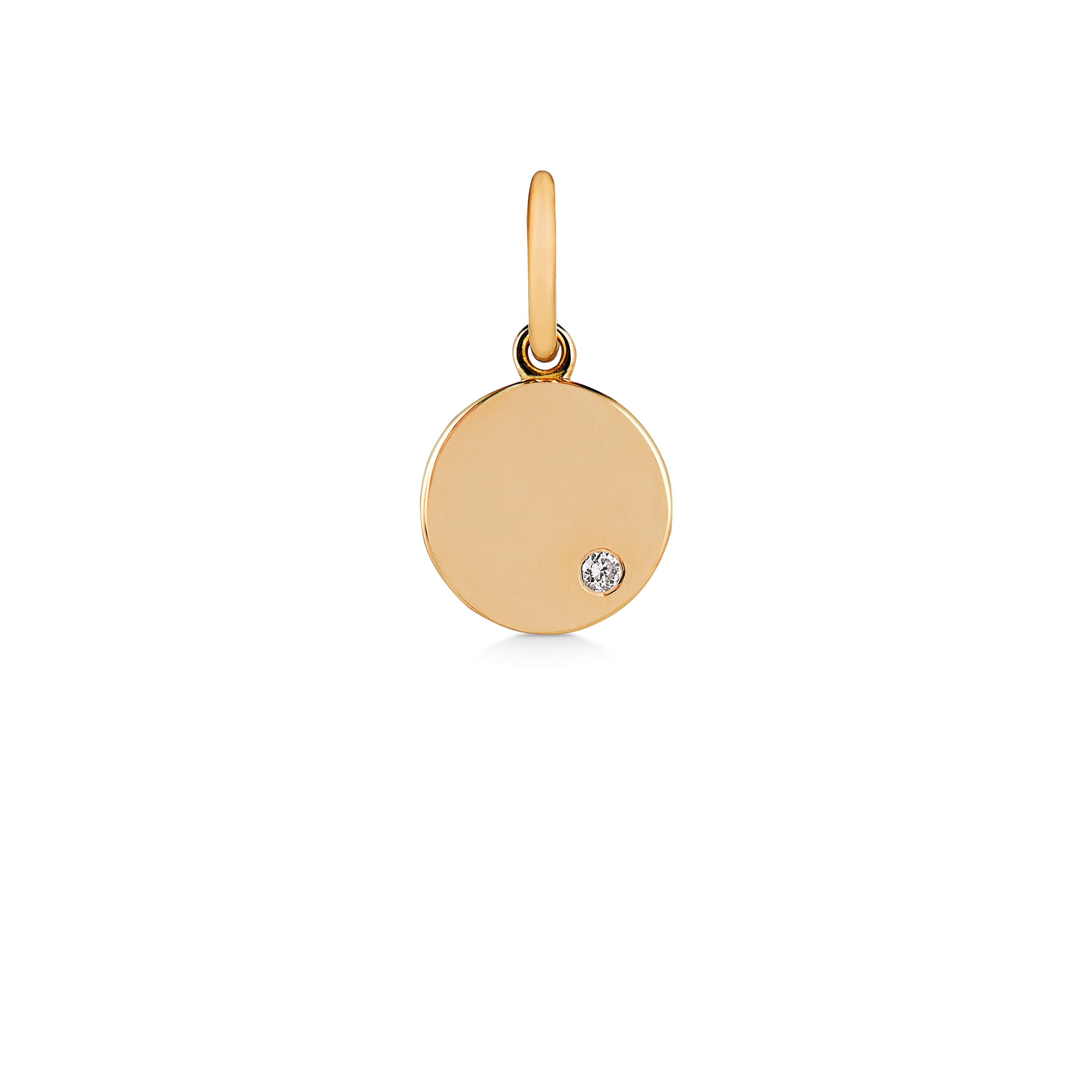 Signet Pendant - 18kt Yellow Gold