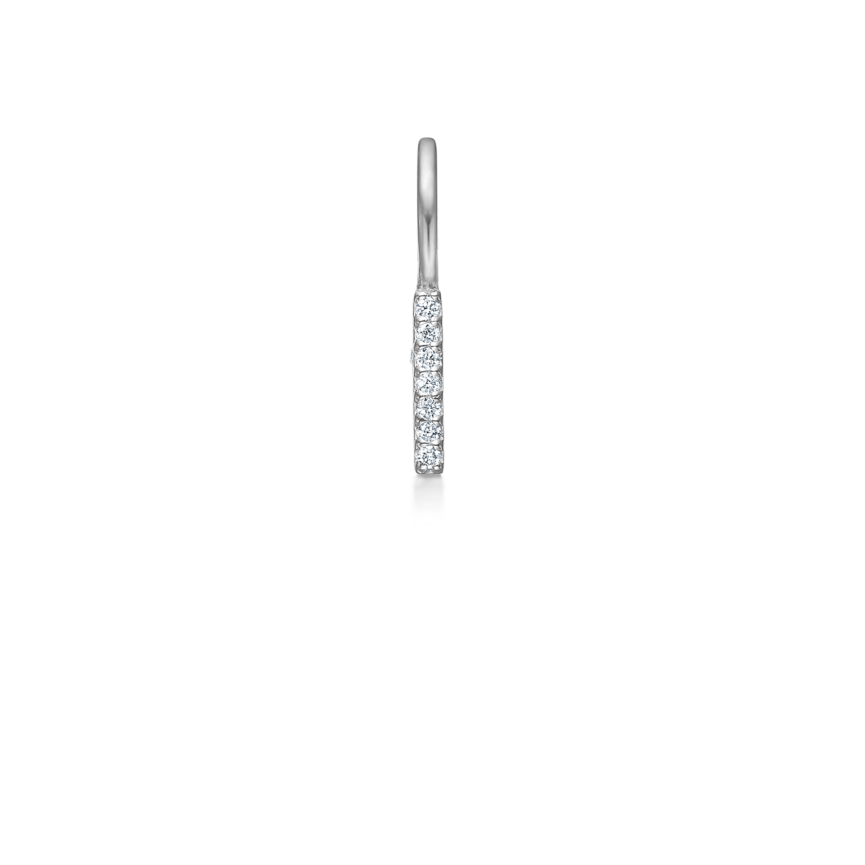 My I Diamond Pendant - 18kt White Gold