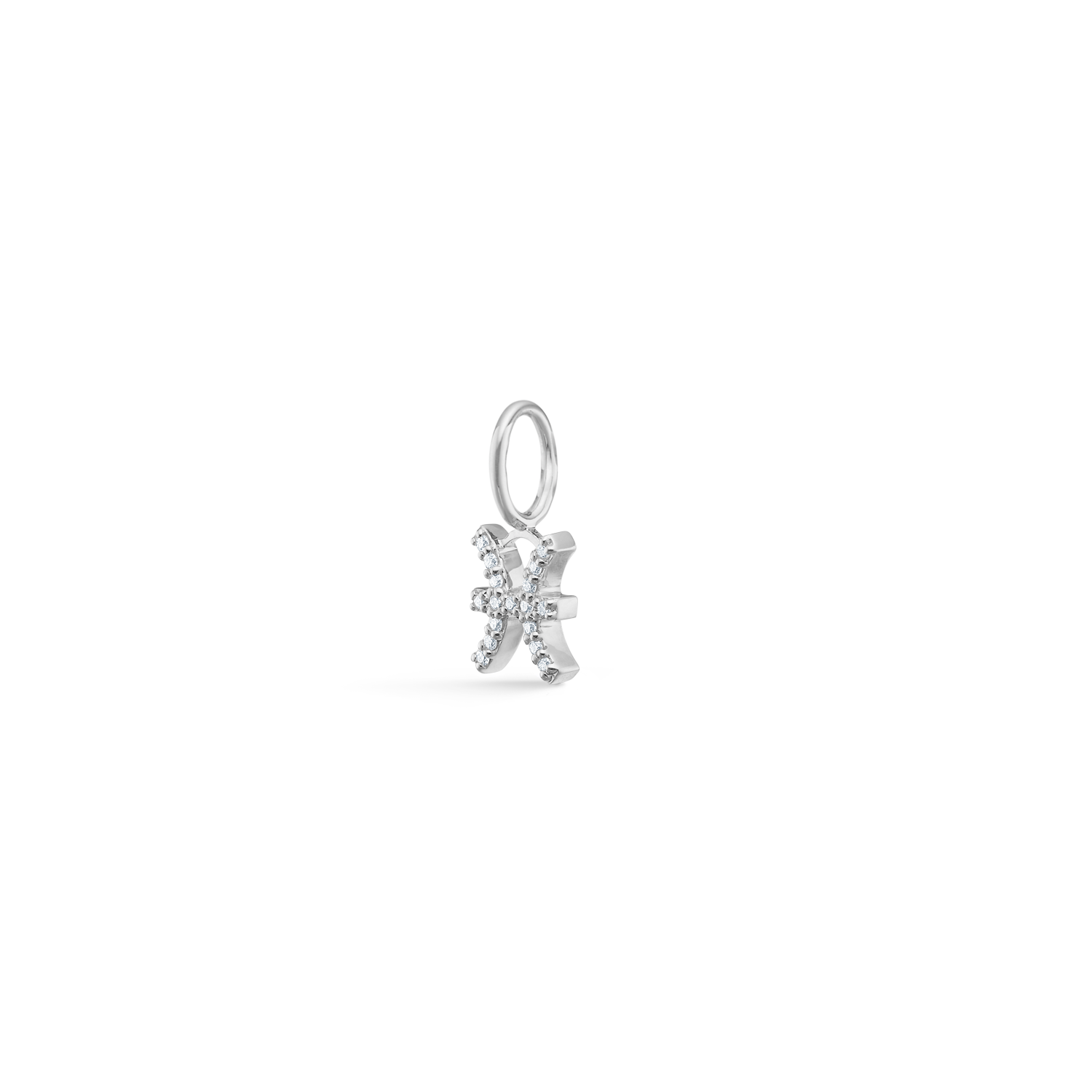 My Pisces Diamond Pendant - 18kt White Gold