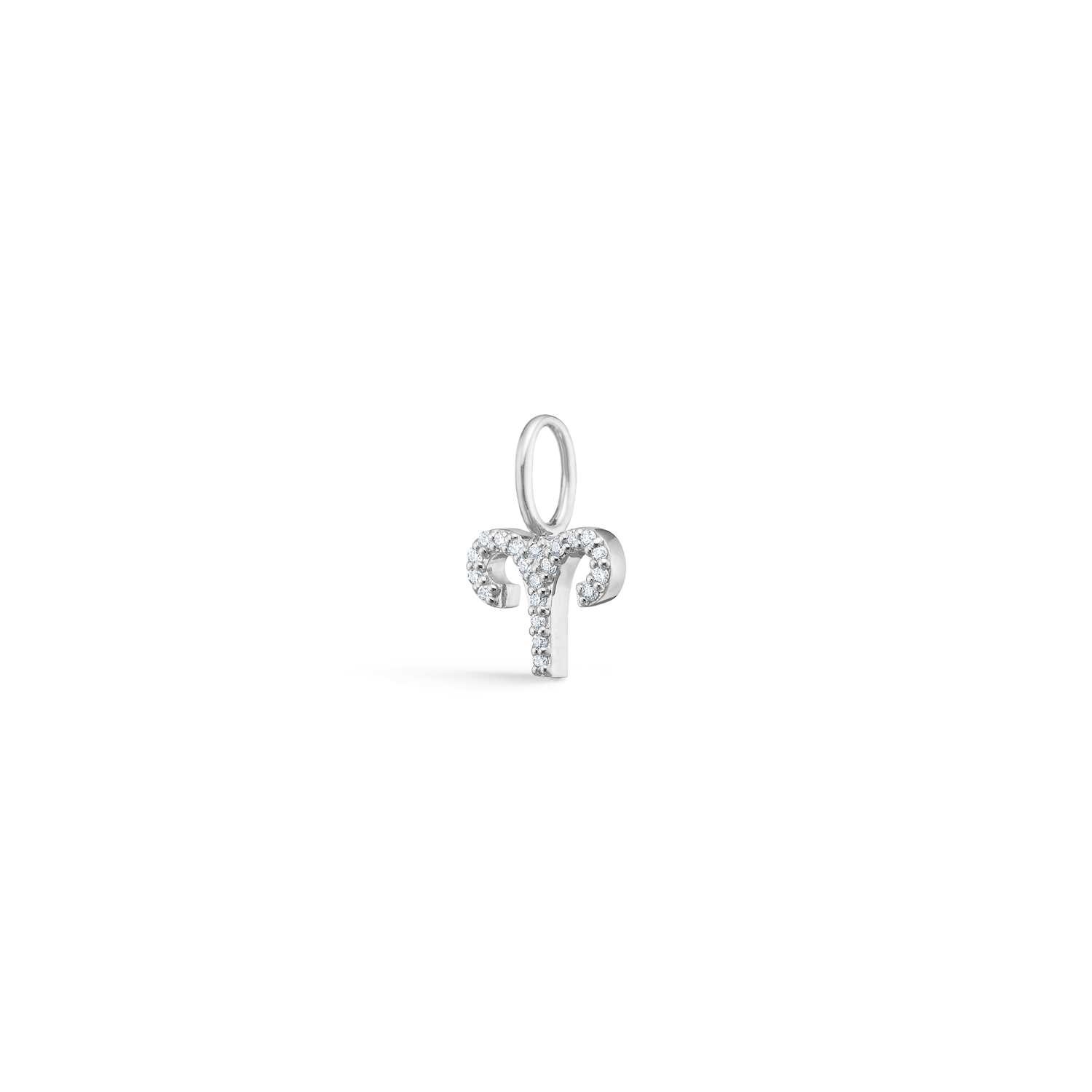 My Aries Diamond Pendant - 18kt White Gold