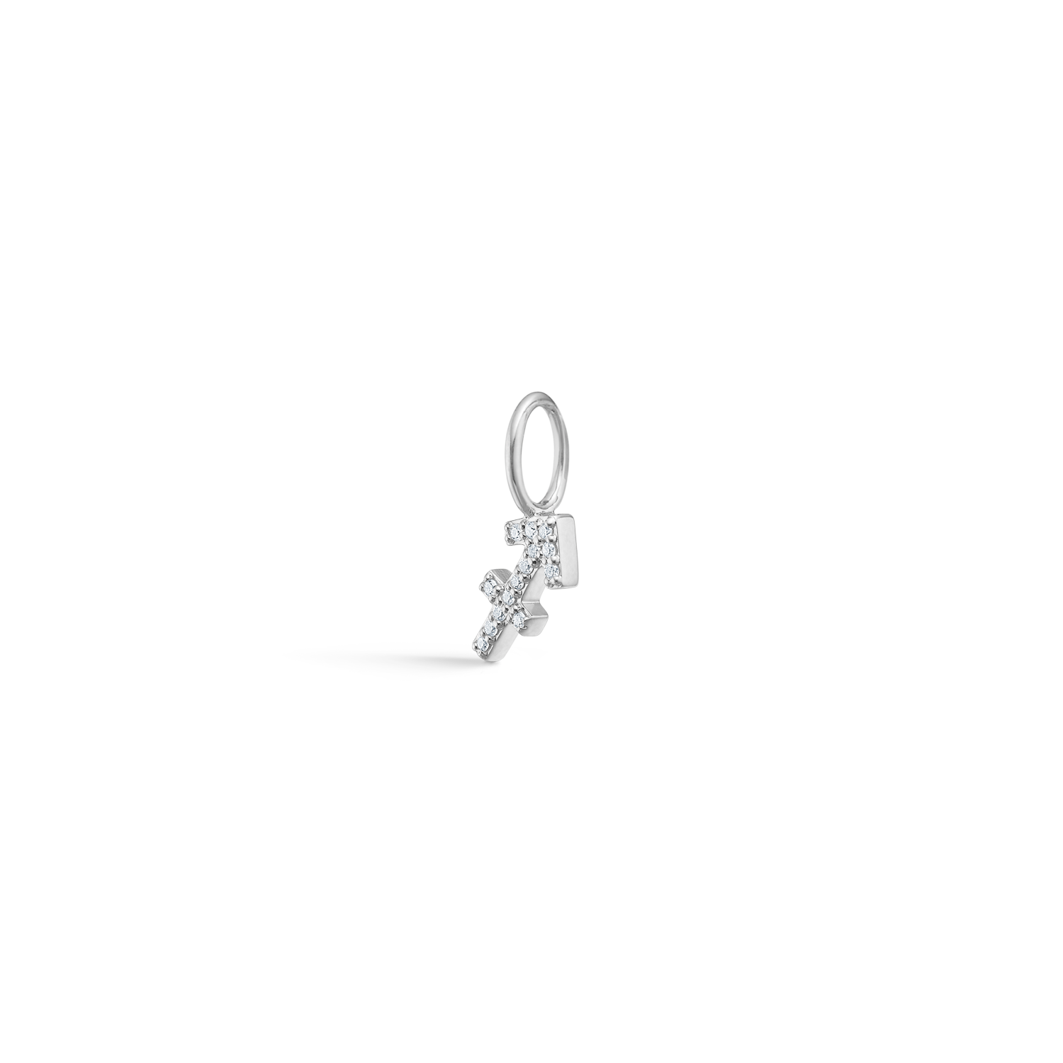 My Sagittarius Diamond Pendant - 18kt White Gold