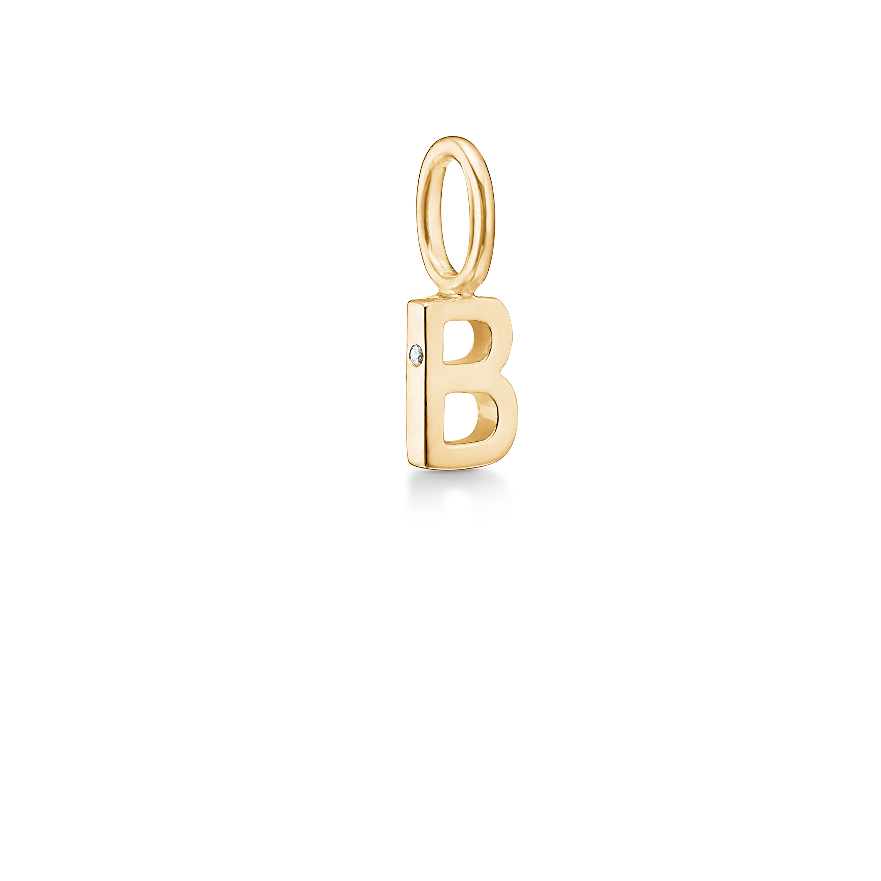 My B Pendant - 18kt Yellow Gold