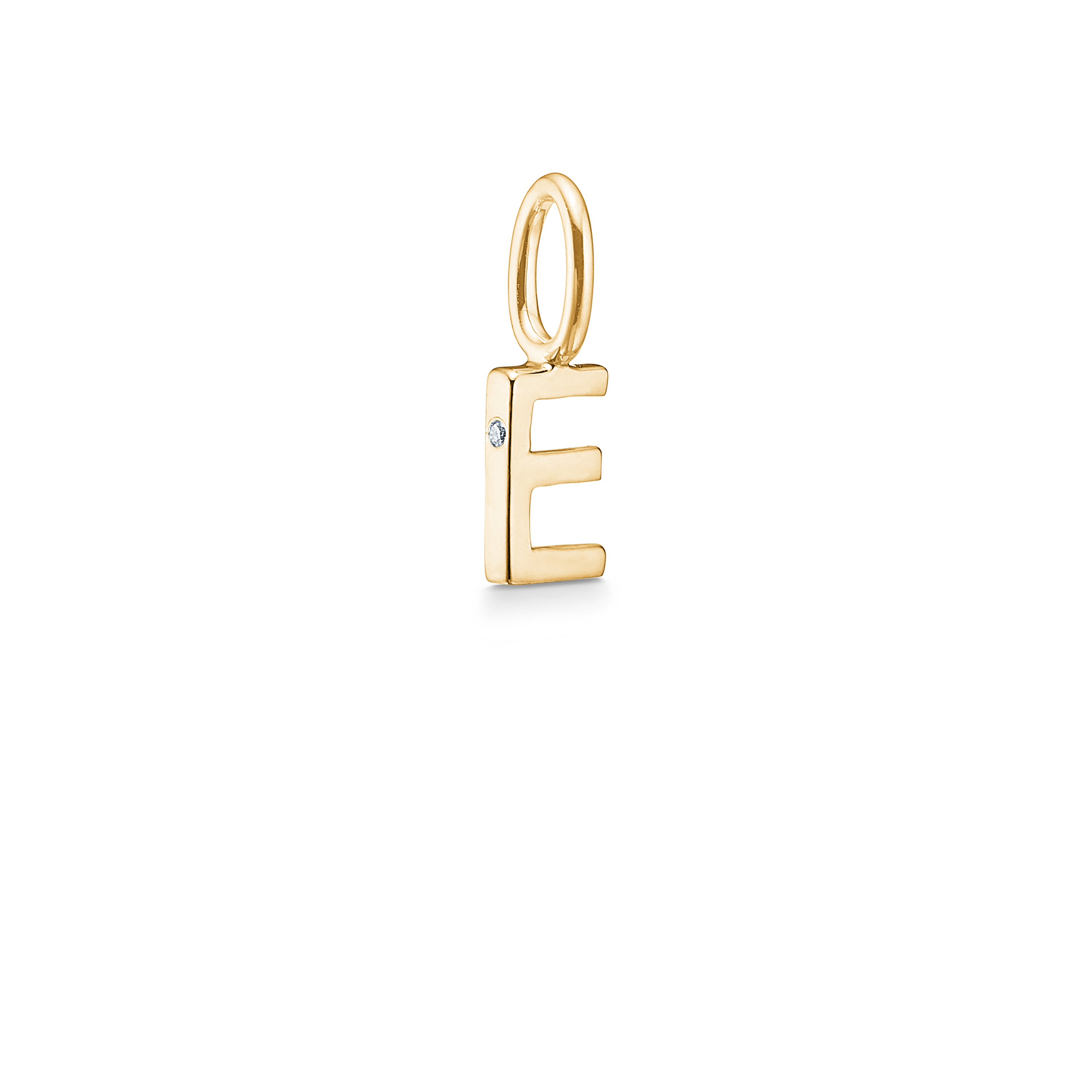 My E Pendant - 18kt Yellow Gold
