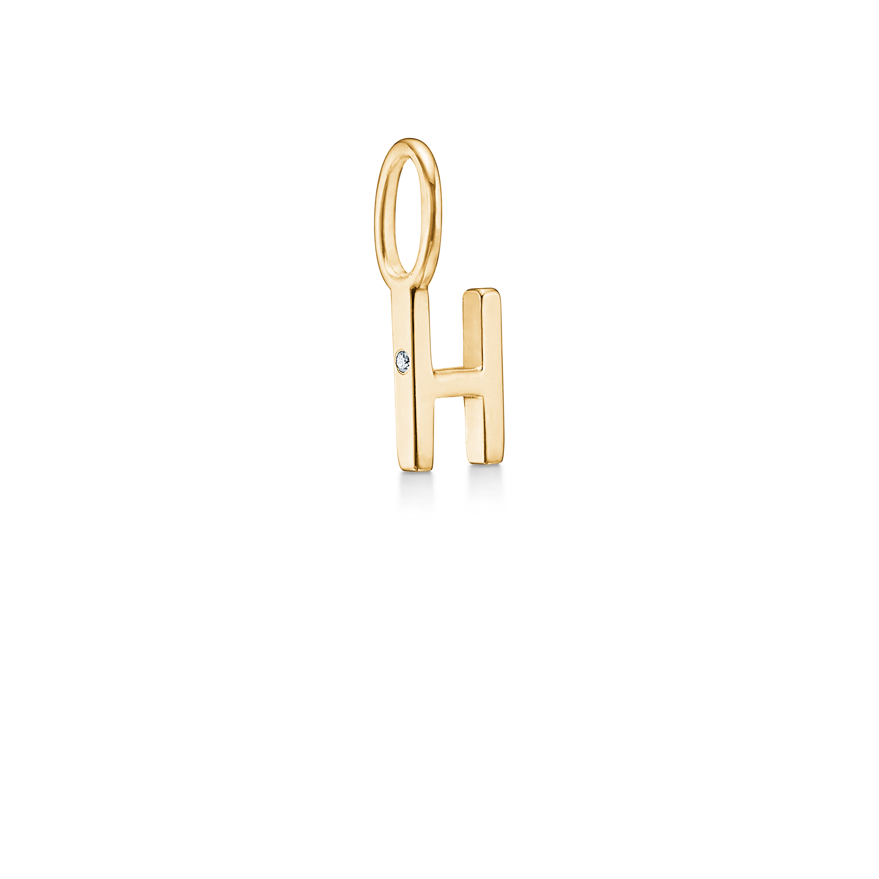 My H Pendant - 18kt Yellow Gold