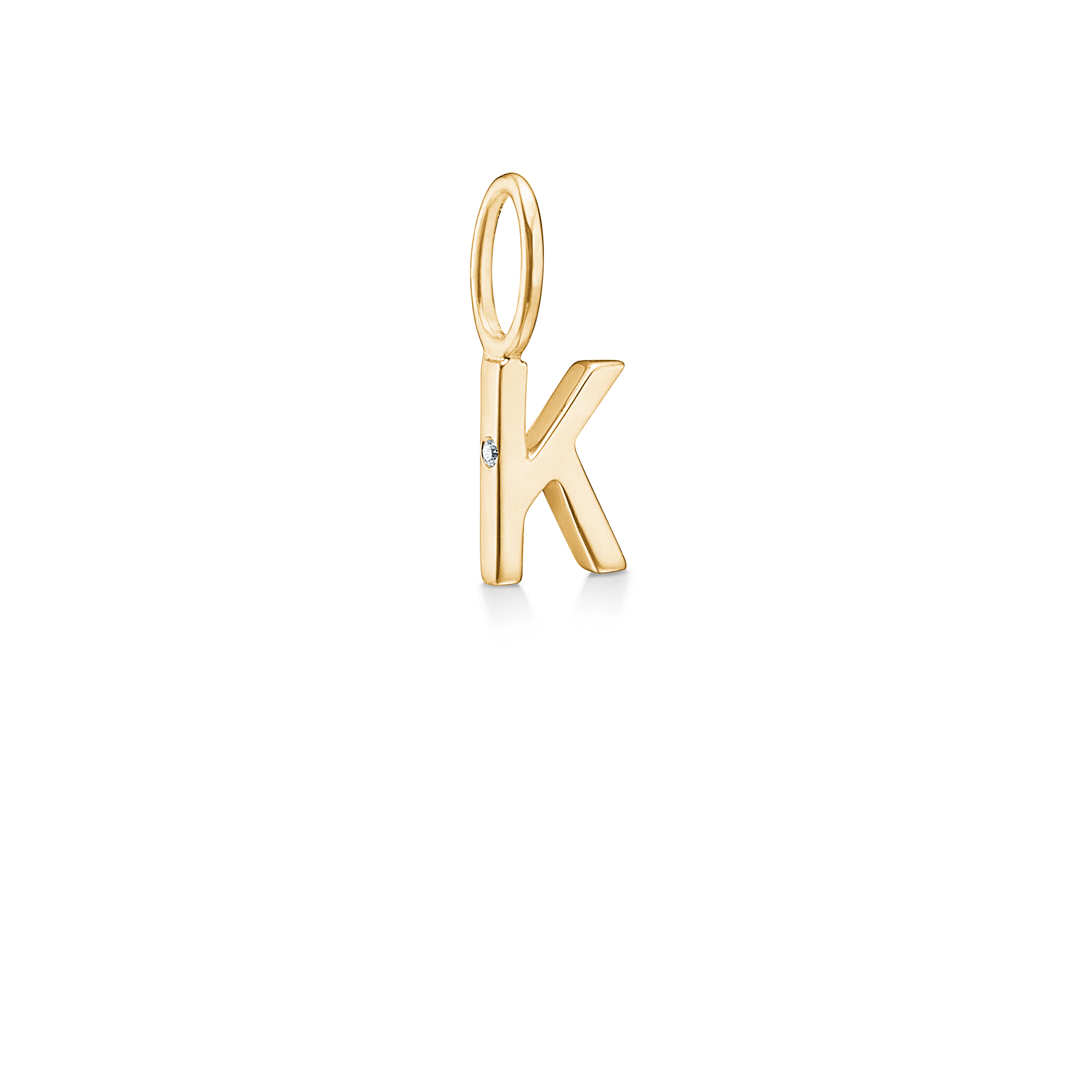 My K Pendant - 18kt Yellow Gold