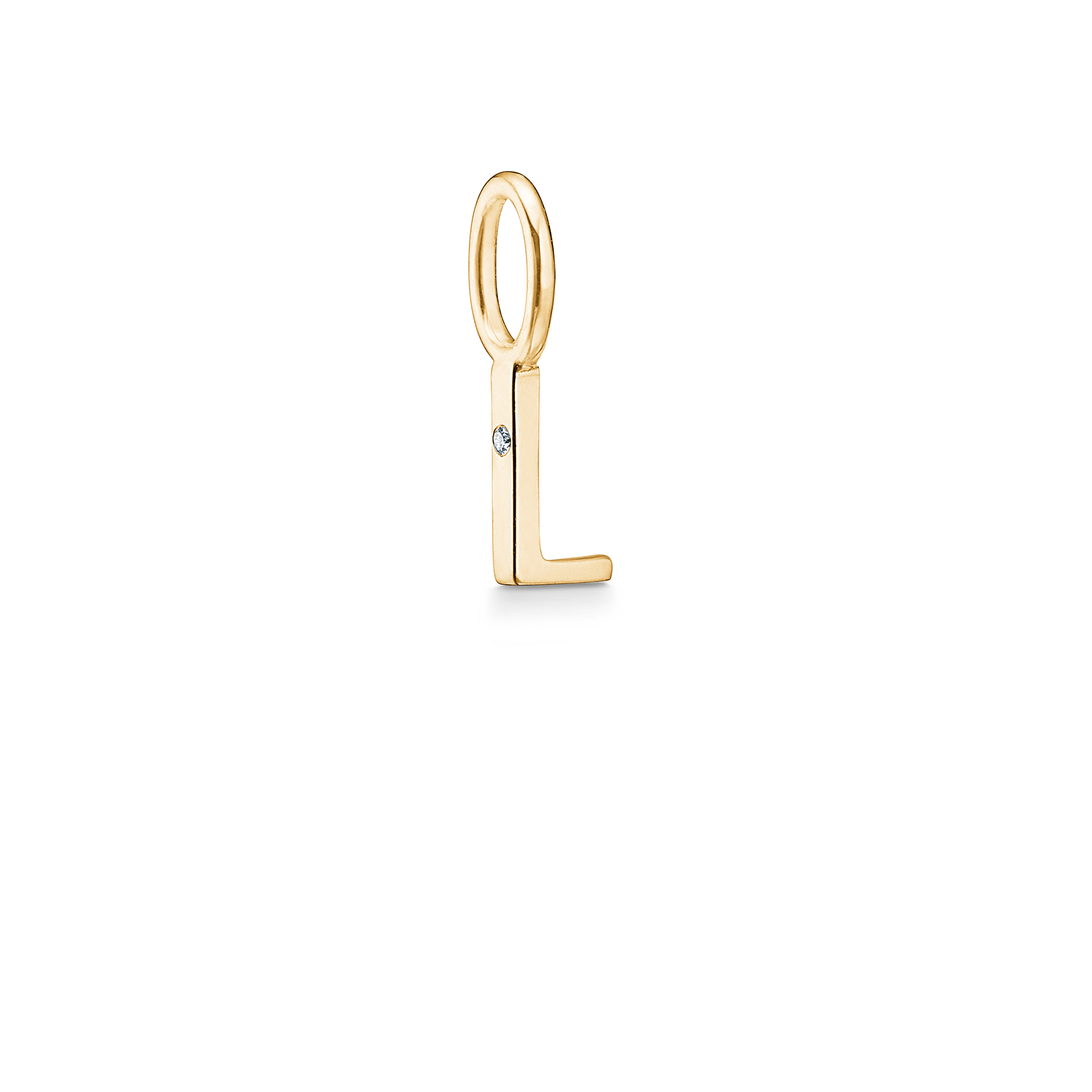 My L Pendant - 18kt Yellow Gold
