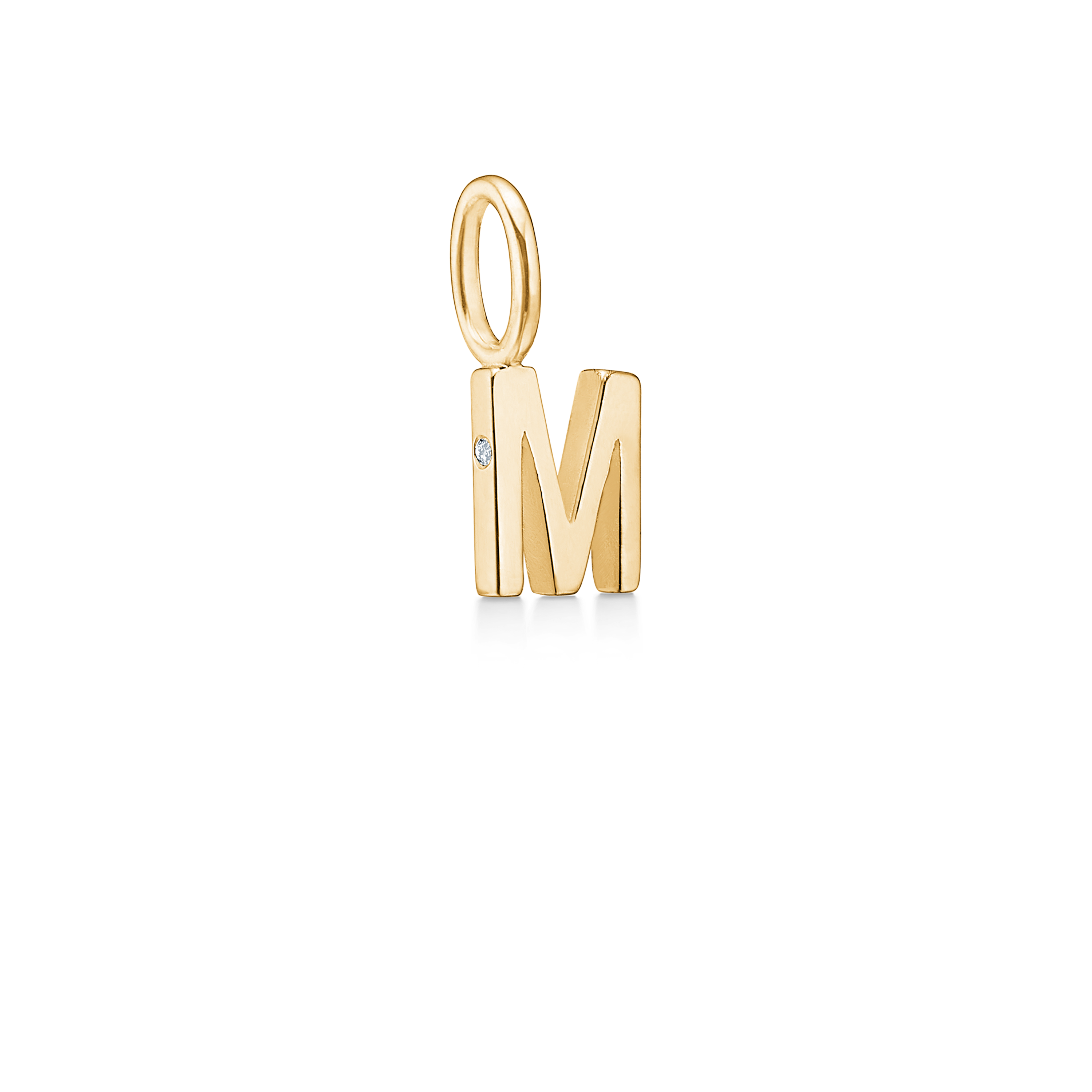 My M Pendant - 18kt Yellow Gold