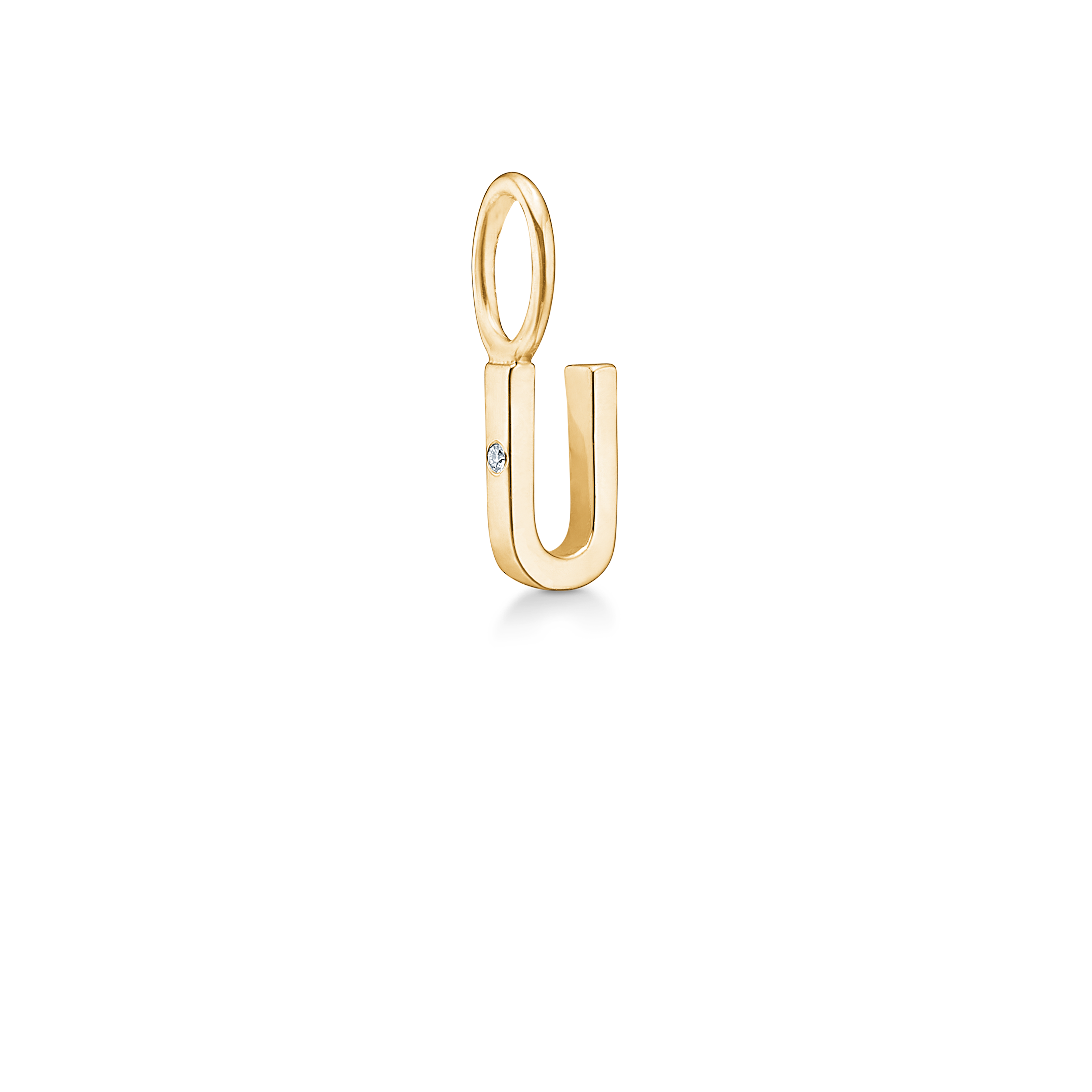 My U Pendant - 18kt Yellow Gold