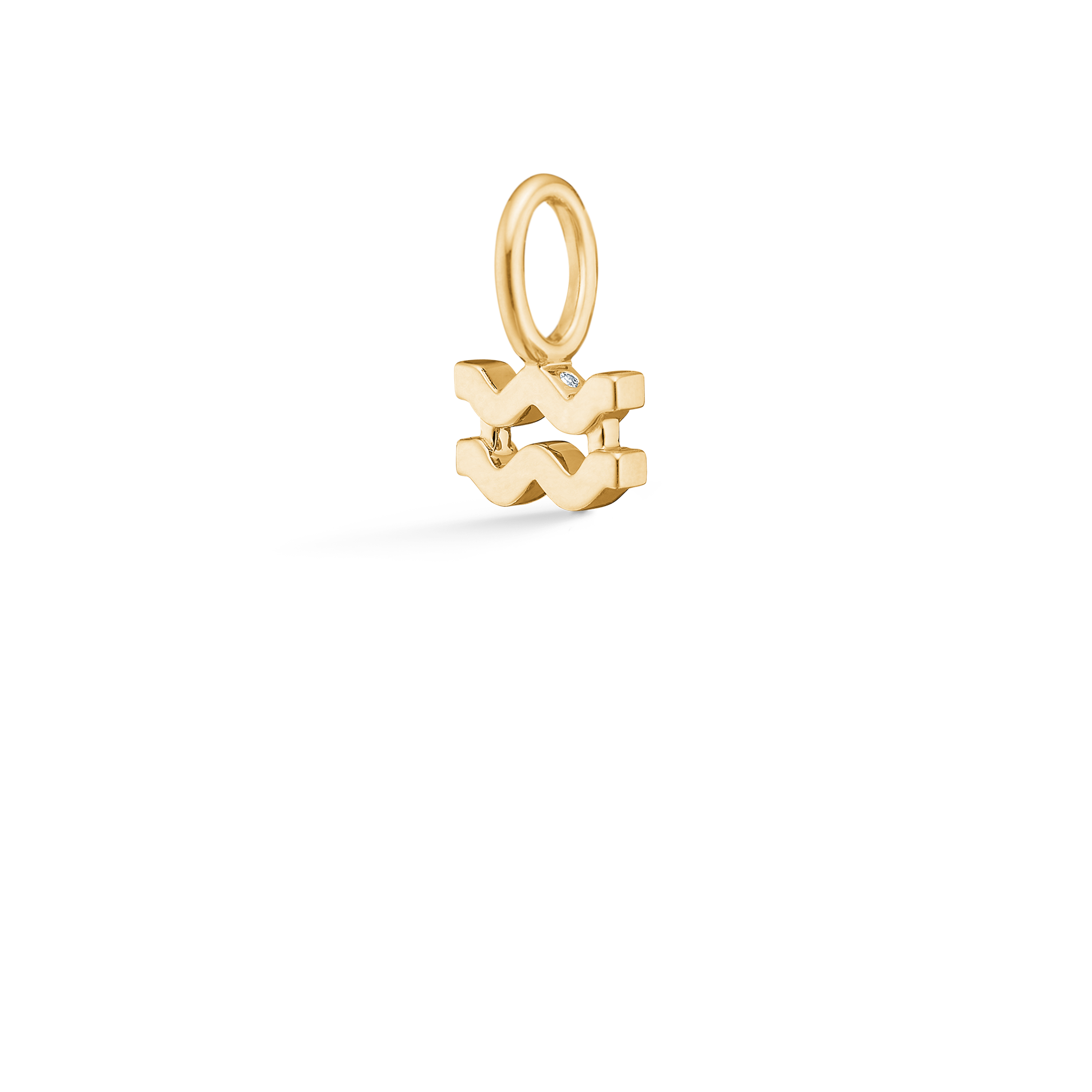 My Zodiac Aquarius Pendant - 18kt Yellow Gold