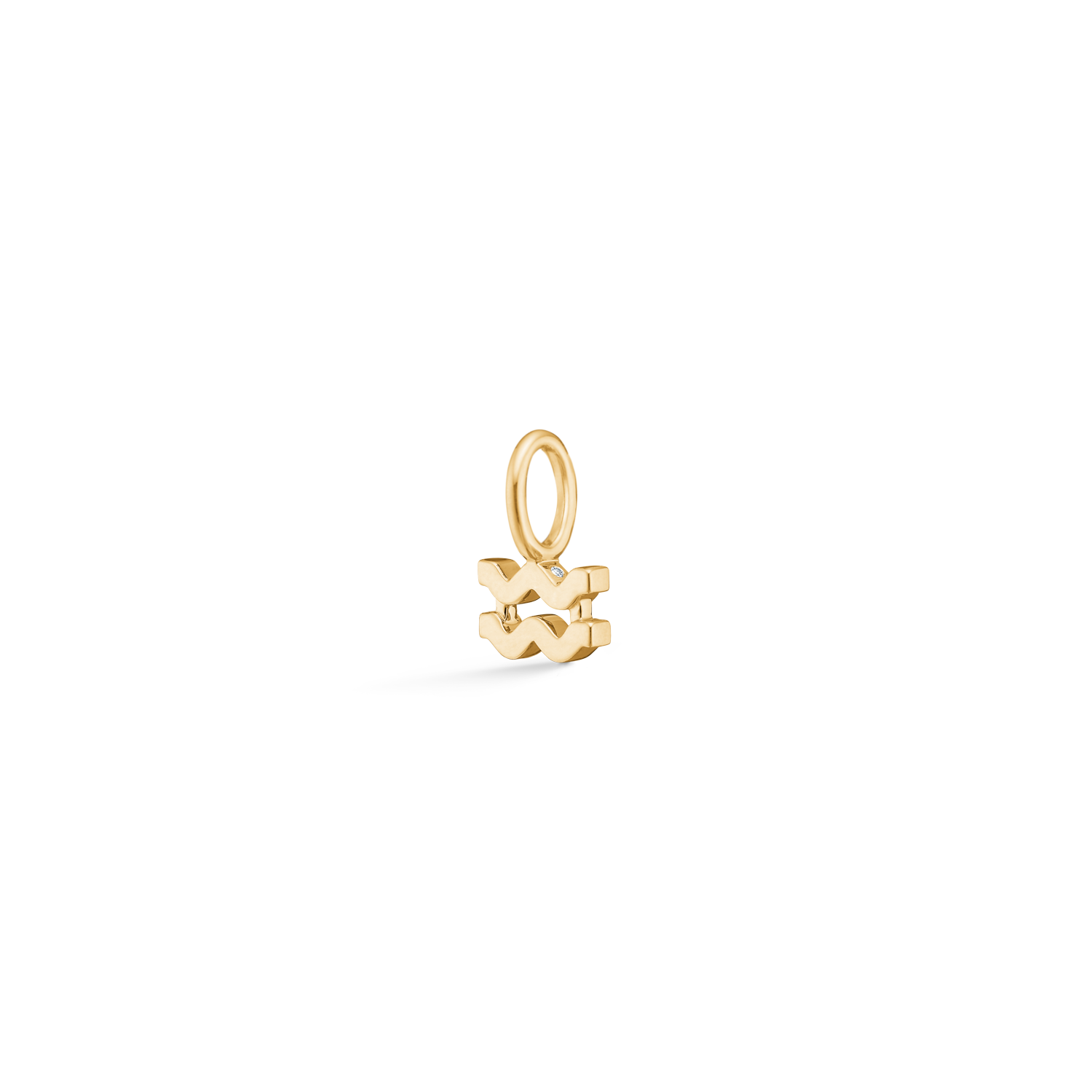 My Zodiac Aquarius Pendant - 18kt Yellow Gold