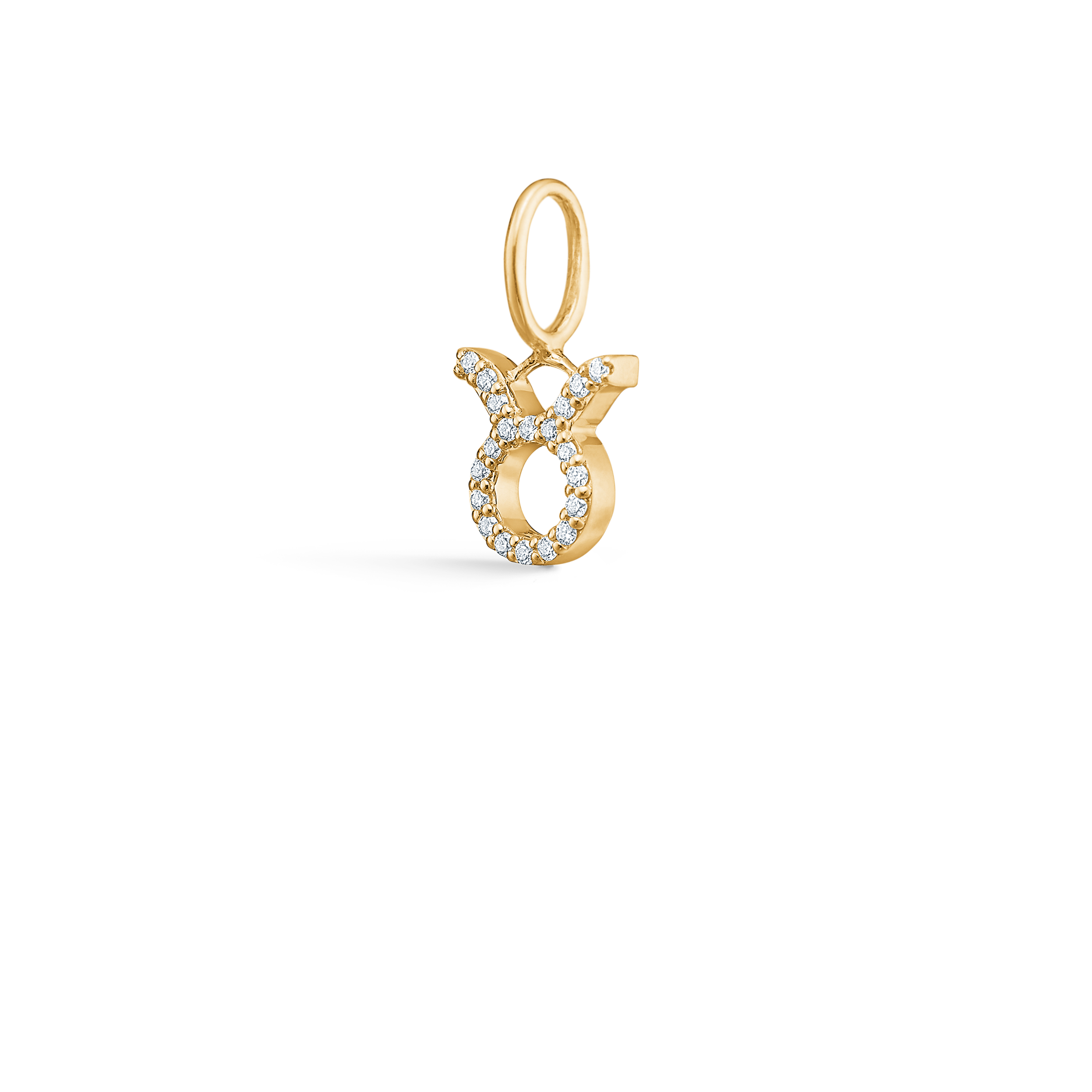My Taurus Diamond Pendant - 18kt Yellow Gold