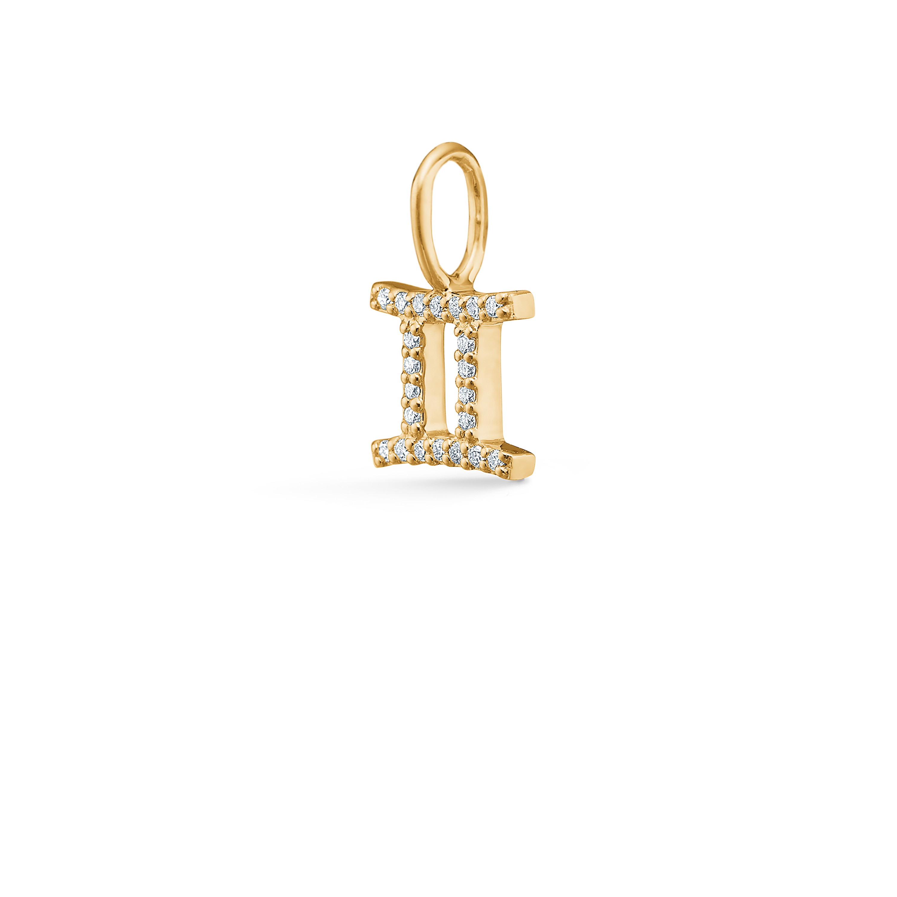 My Gemini Diamond Pendant - 18kt Yellow Gold