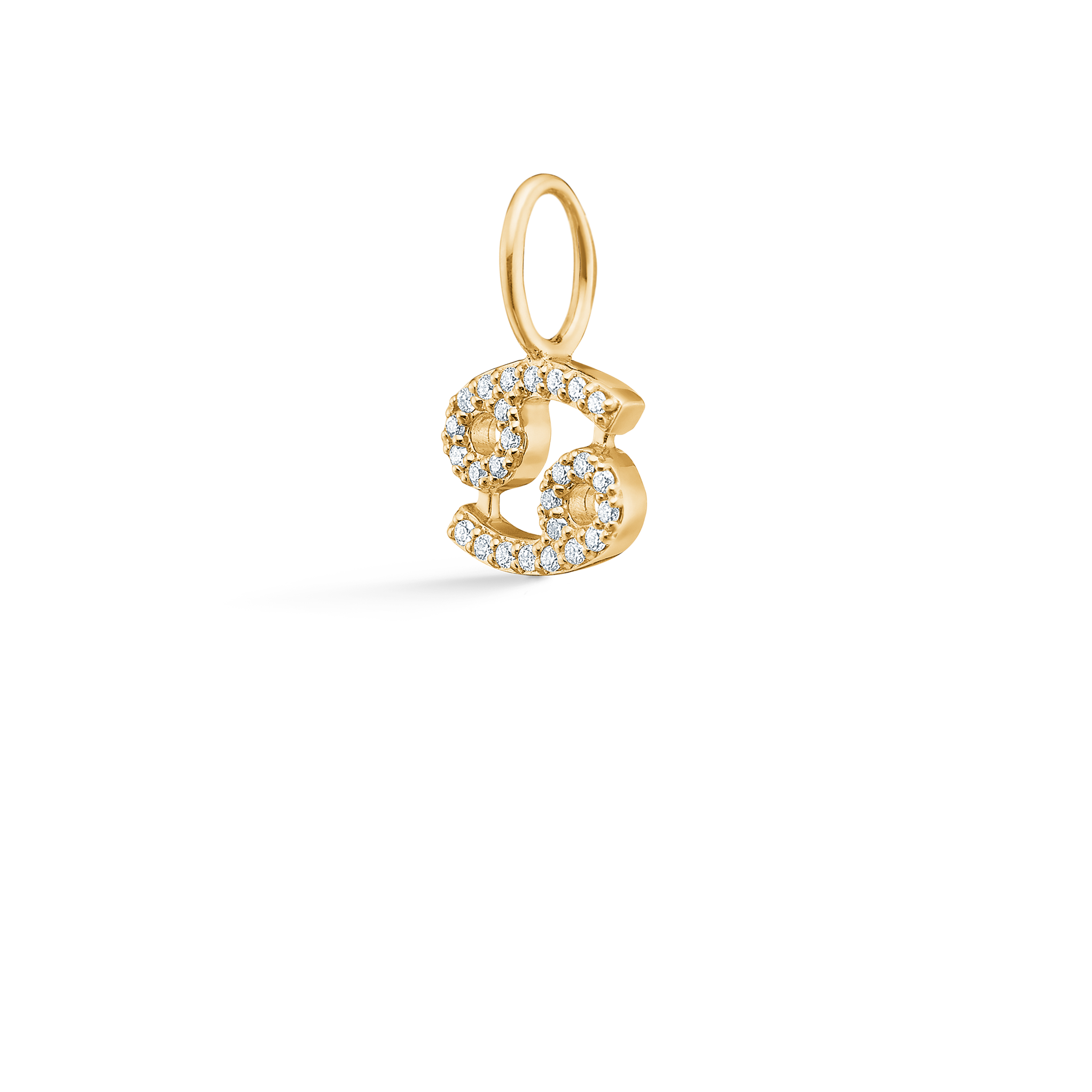 My Cancer Diamond Pendant - 18kt Yellow Gold