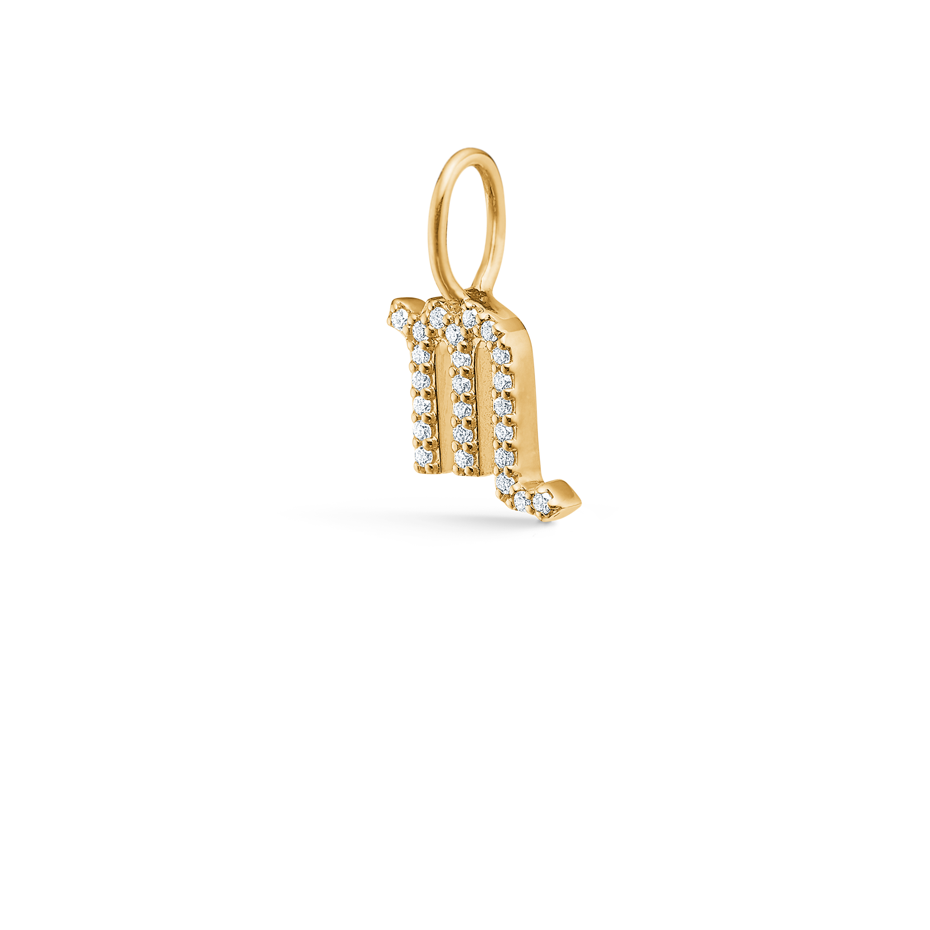 My Scorpio Diamond Pendant - 18kt Yellow Gold