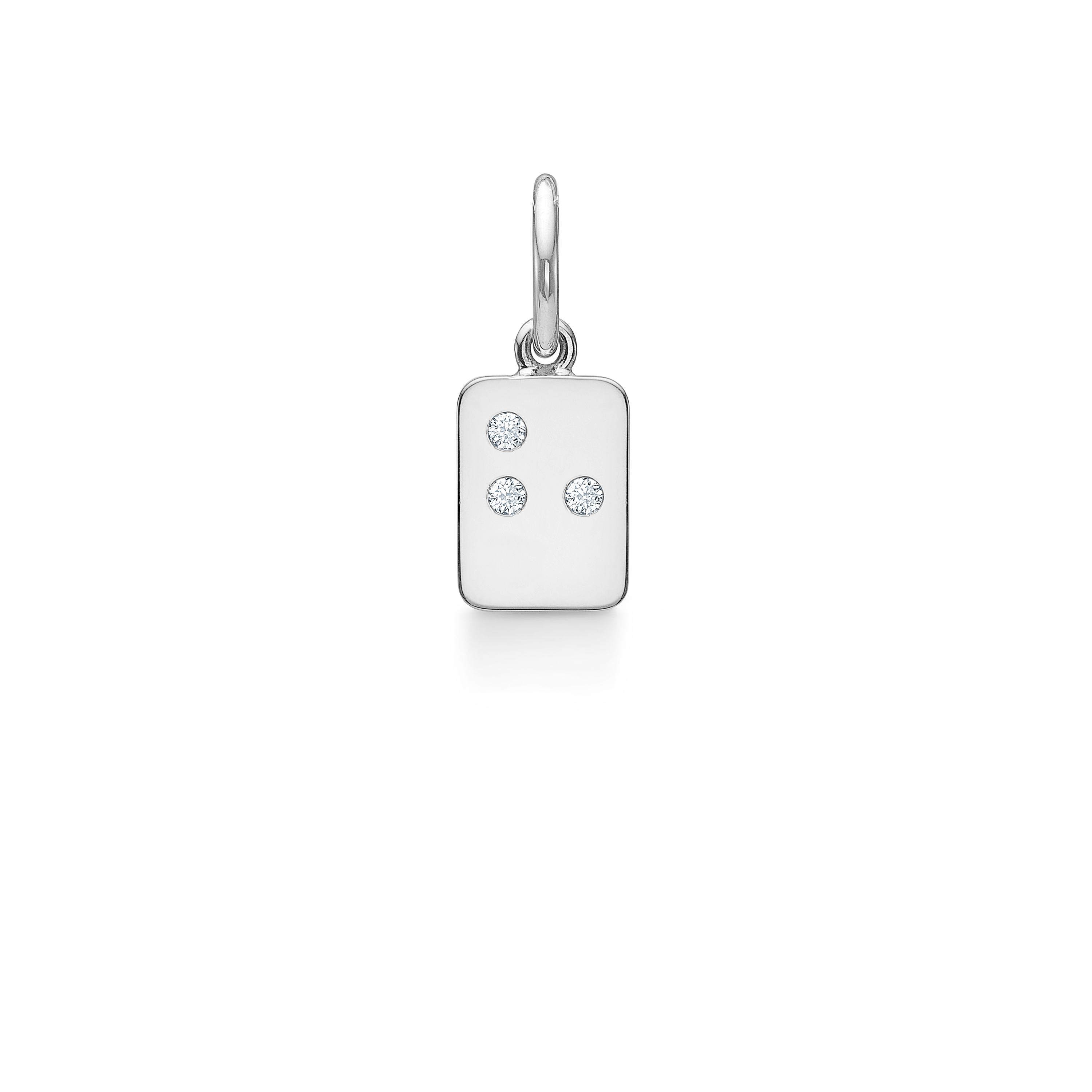 My Secret H Pendant - 18kt White Gold
