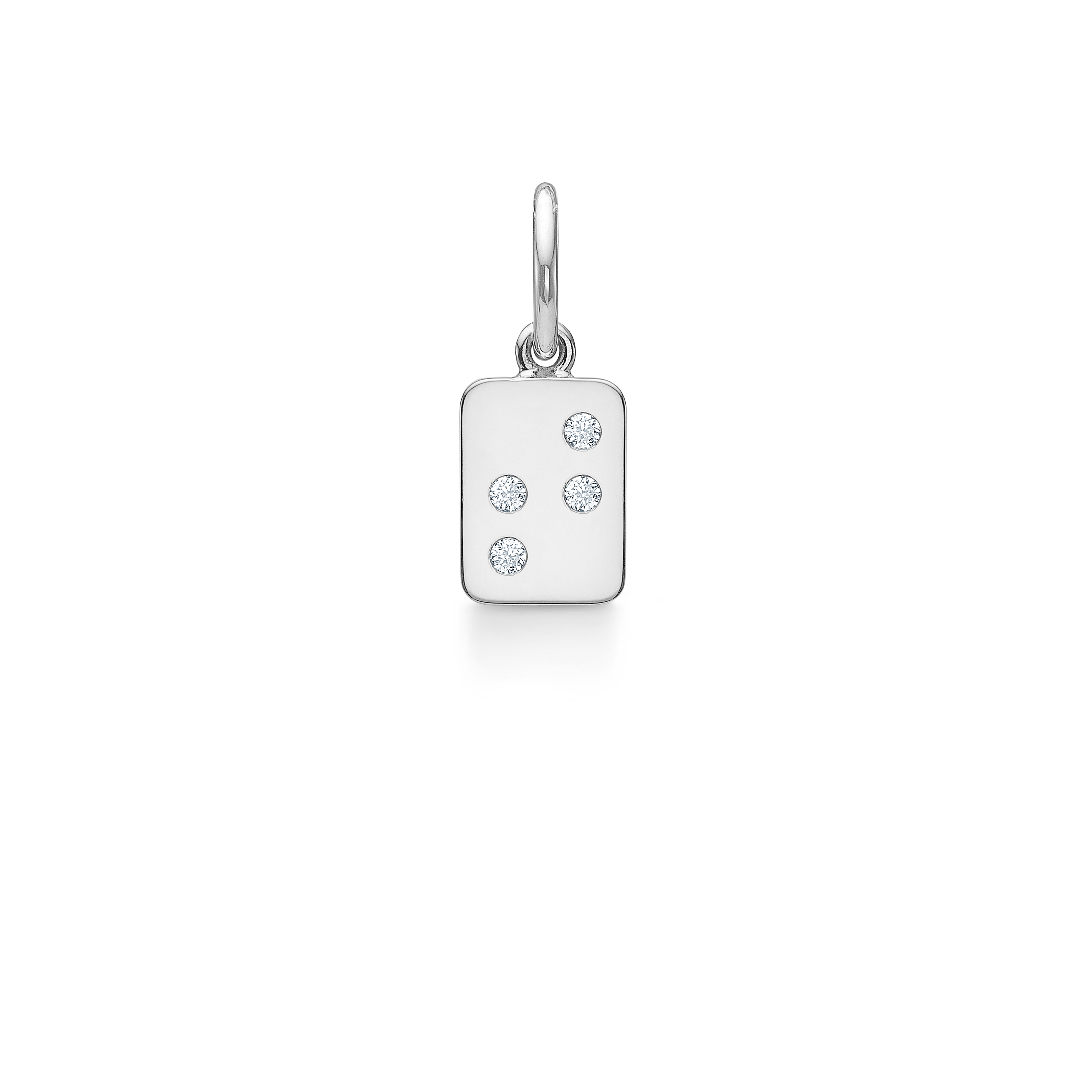 My Secret T Pendant - 18kt White Gold