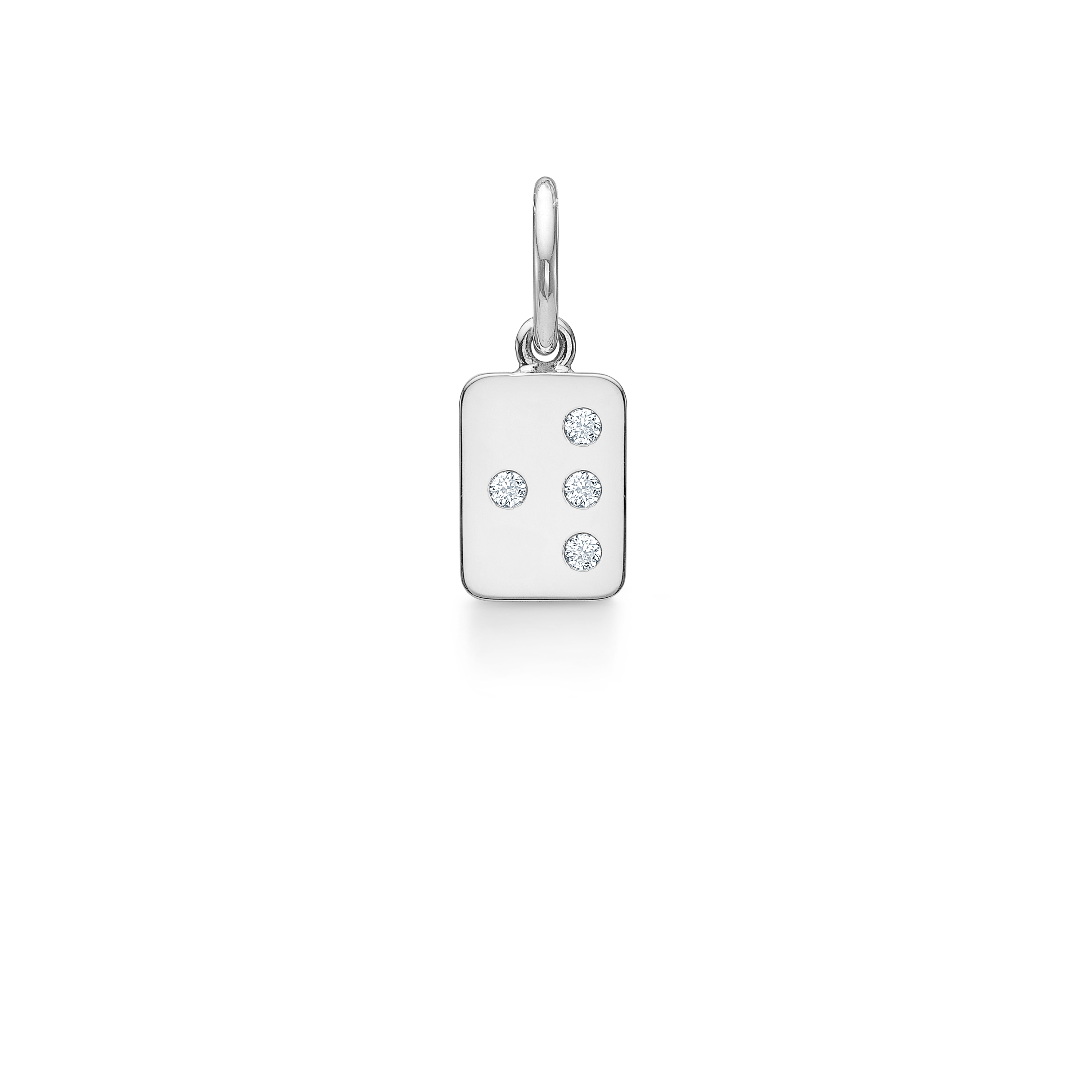 My Secret W Pendant - 18kt White Gold