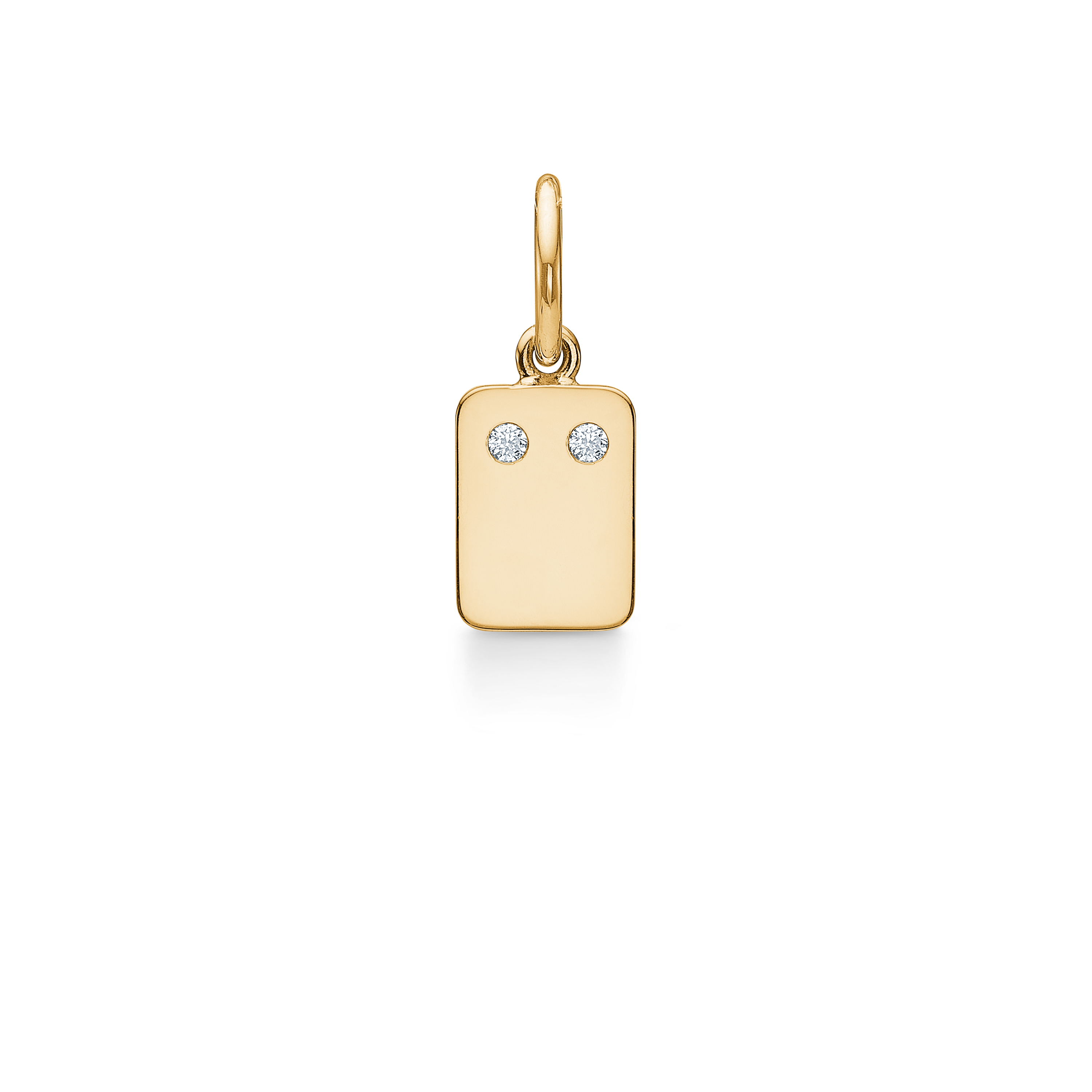 My Secret C Pendant - 18kt Yellow Gold