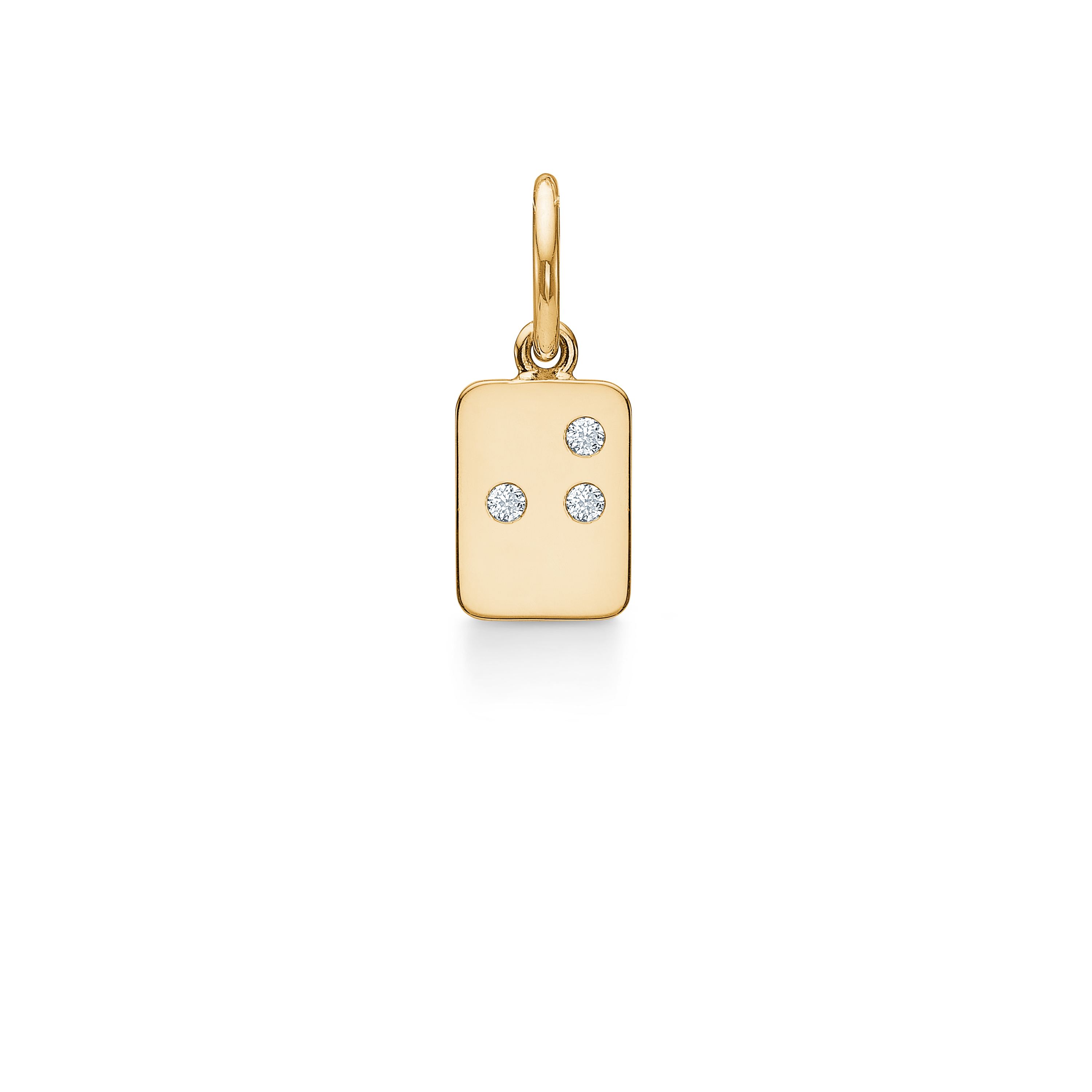 My Secret J Pendant - 18kt Yellow Gold