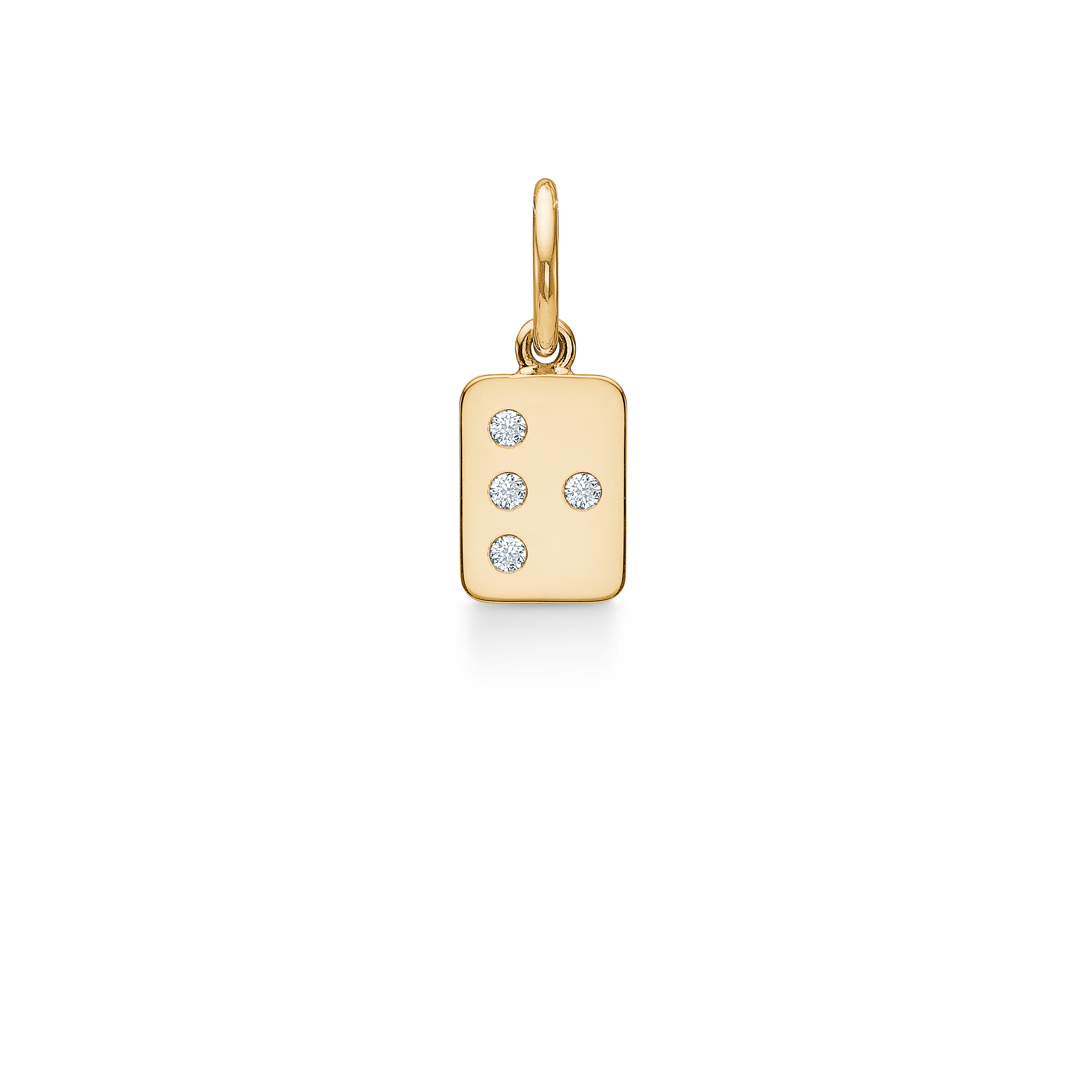 My Secret R Pendant - 18kt Yellow Gold