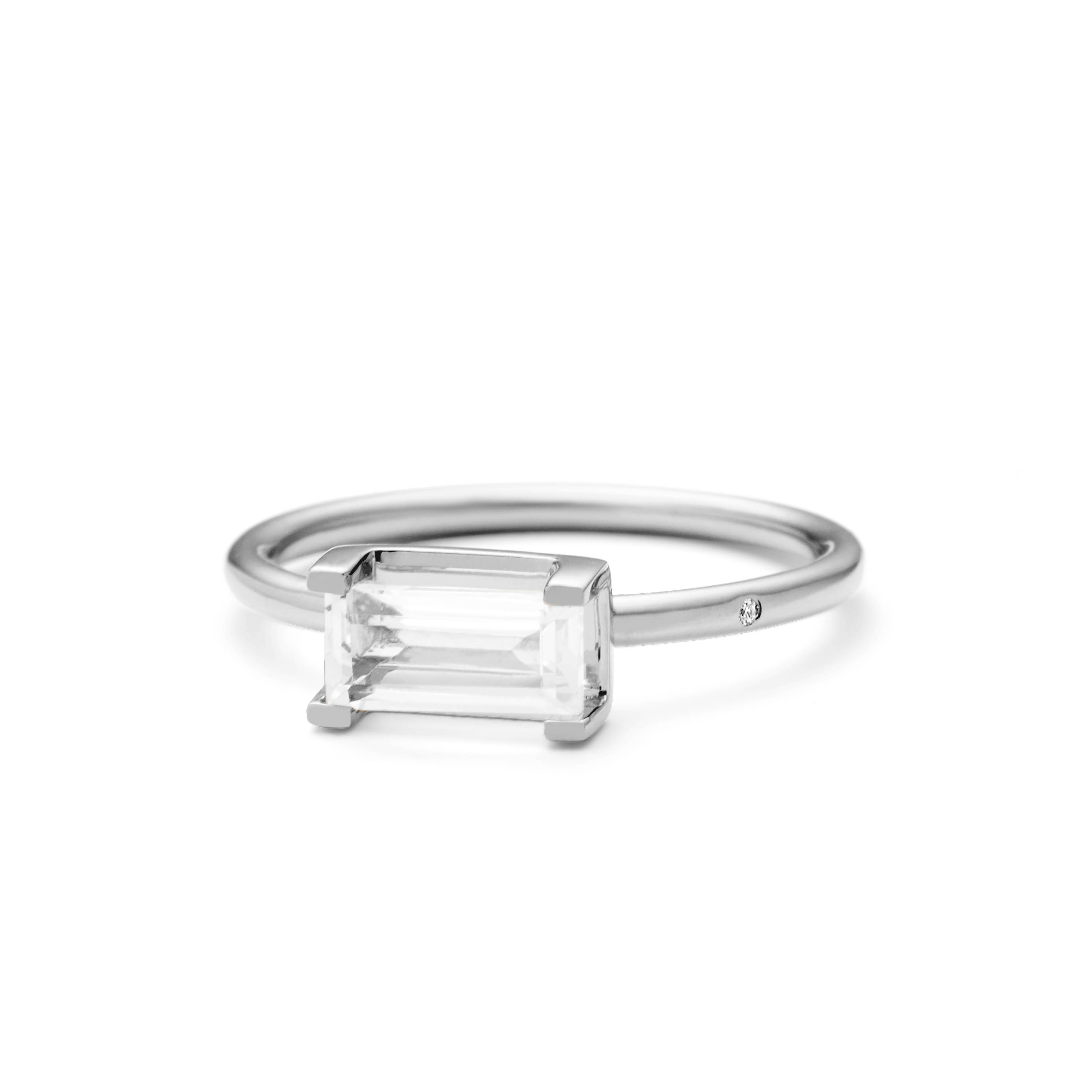 Nord White Ring - 18kt White Gold