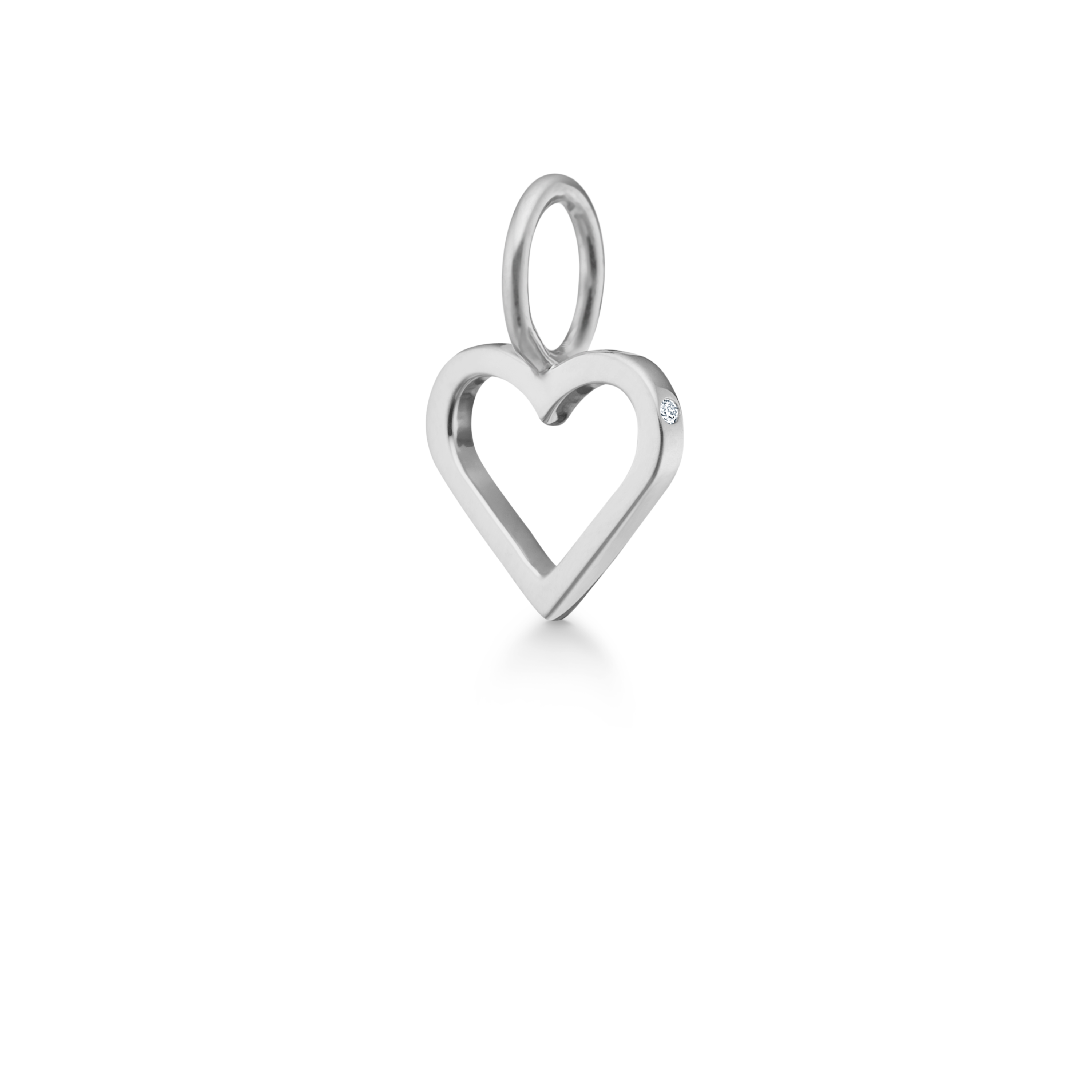 Symbols Open Heart pendant - 18kt White Gold