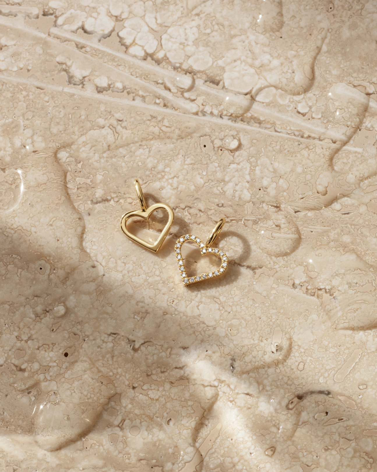 Symbols Open Heart pendant - 18kt White Gold