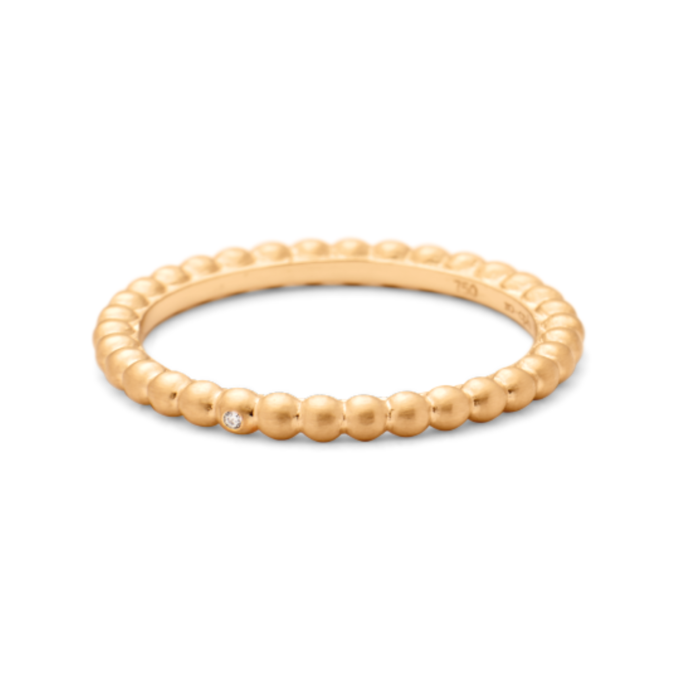 Orbit Dot Ring - 18kt Yellow Gold