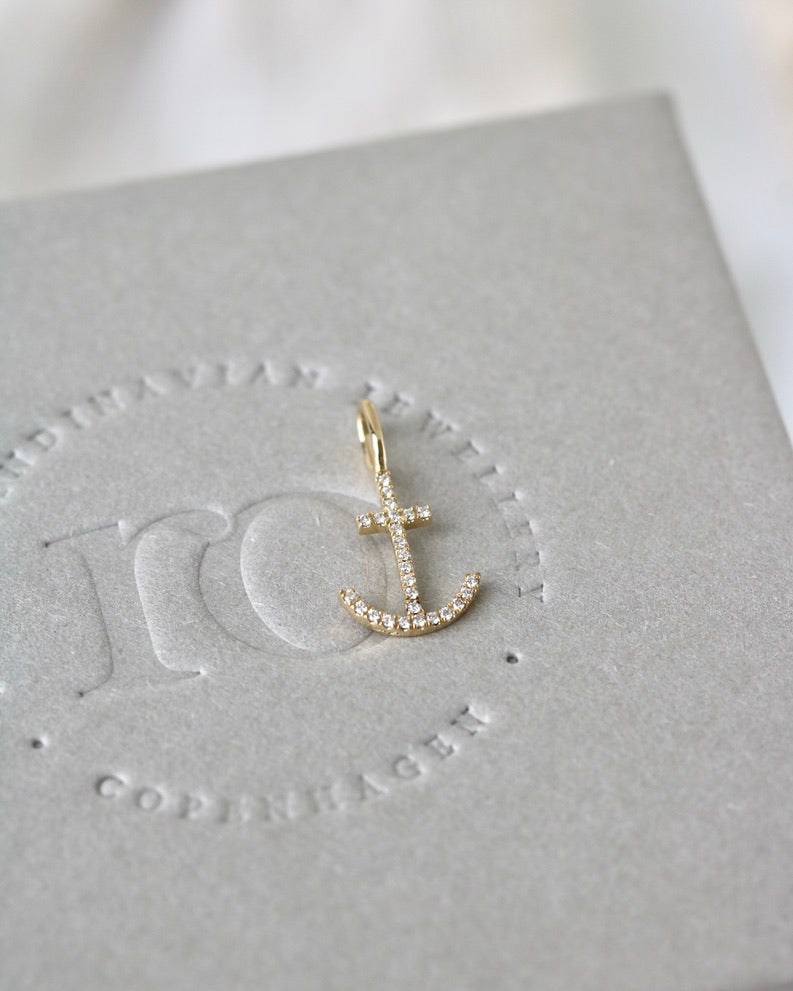 Symbols Hope Diamond Pendant - 18kt Yellow Gold